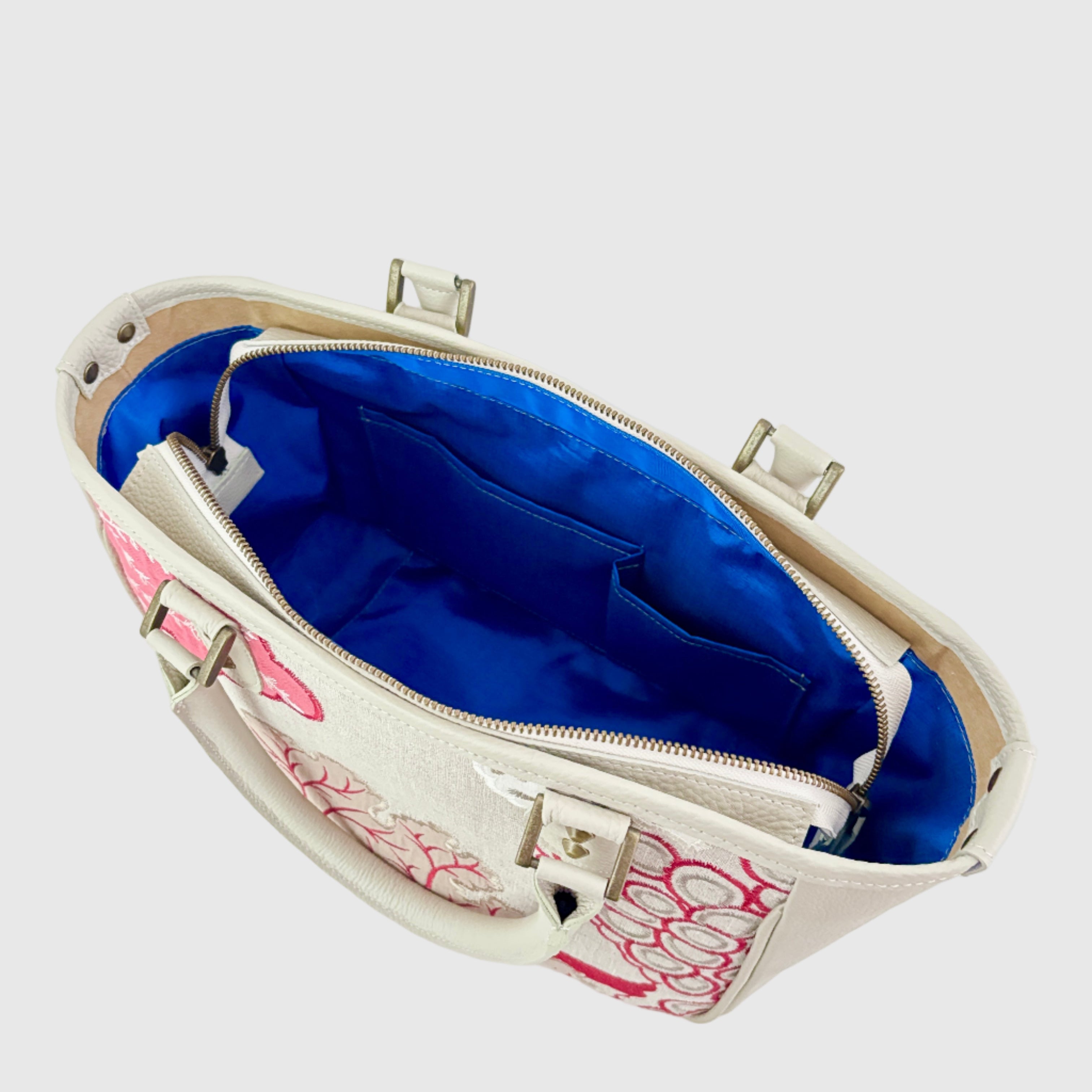 レッドフォレスト×オフホワイトL / トートバッグS