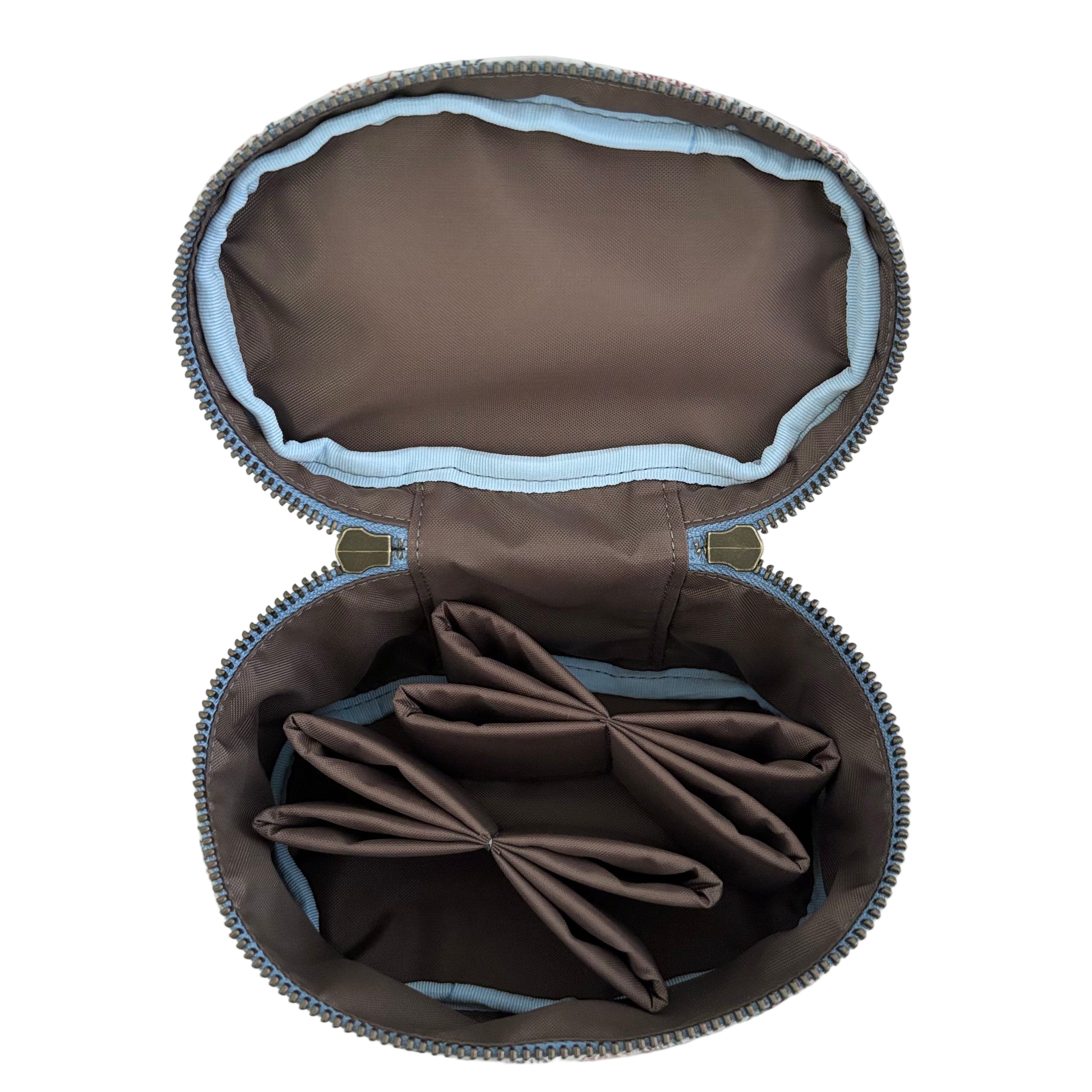 リバティステッチフラワー / バニティポーチ