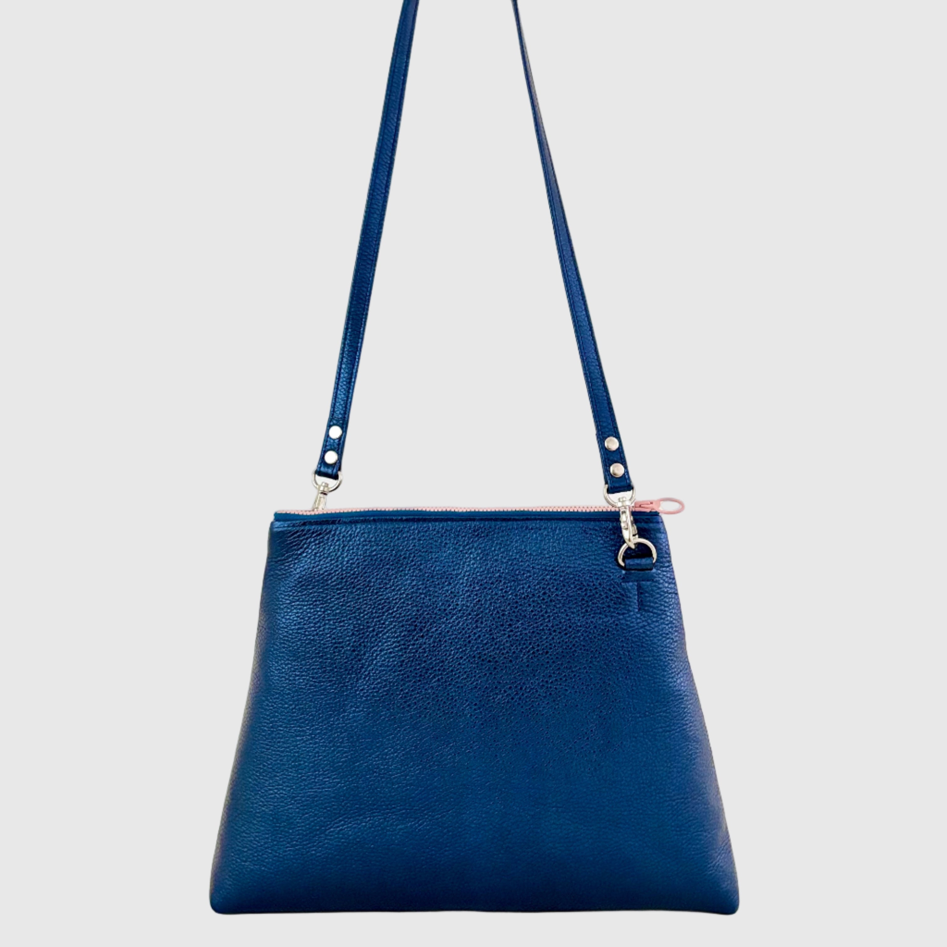 ウロコブルーパープル S / フラットポシェットM