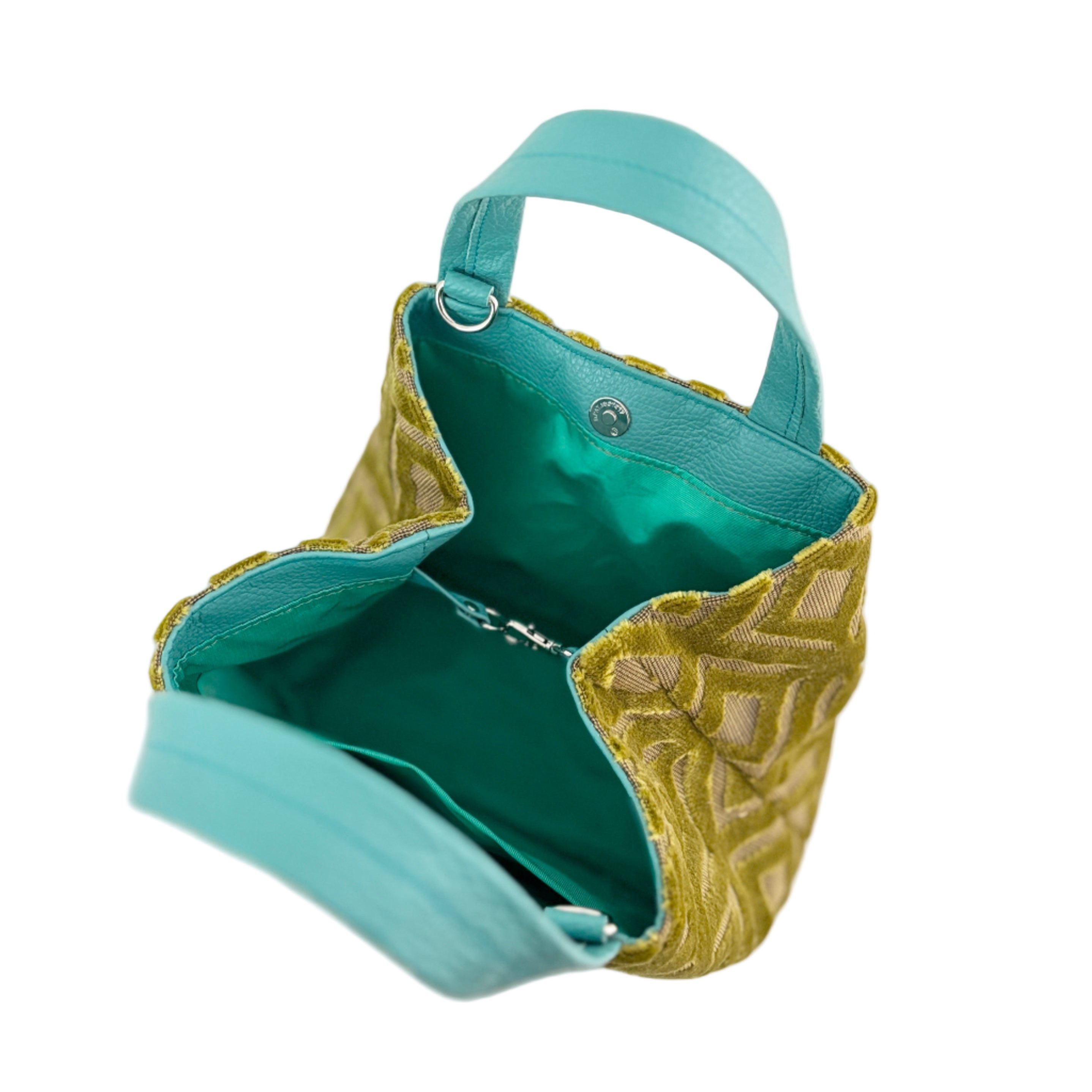 ベロアマスタードイエロー / ボートバッグS