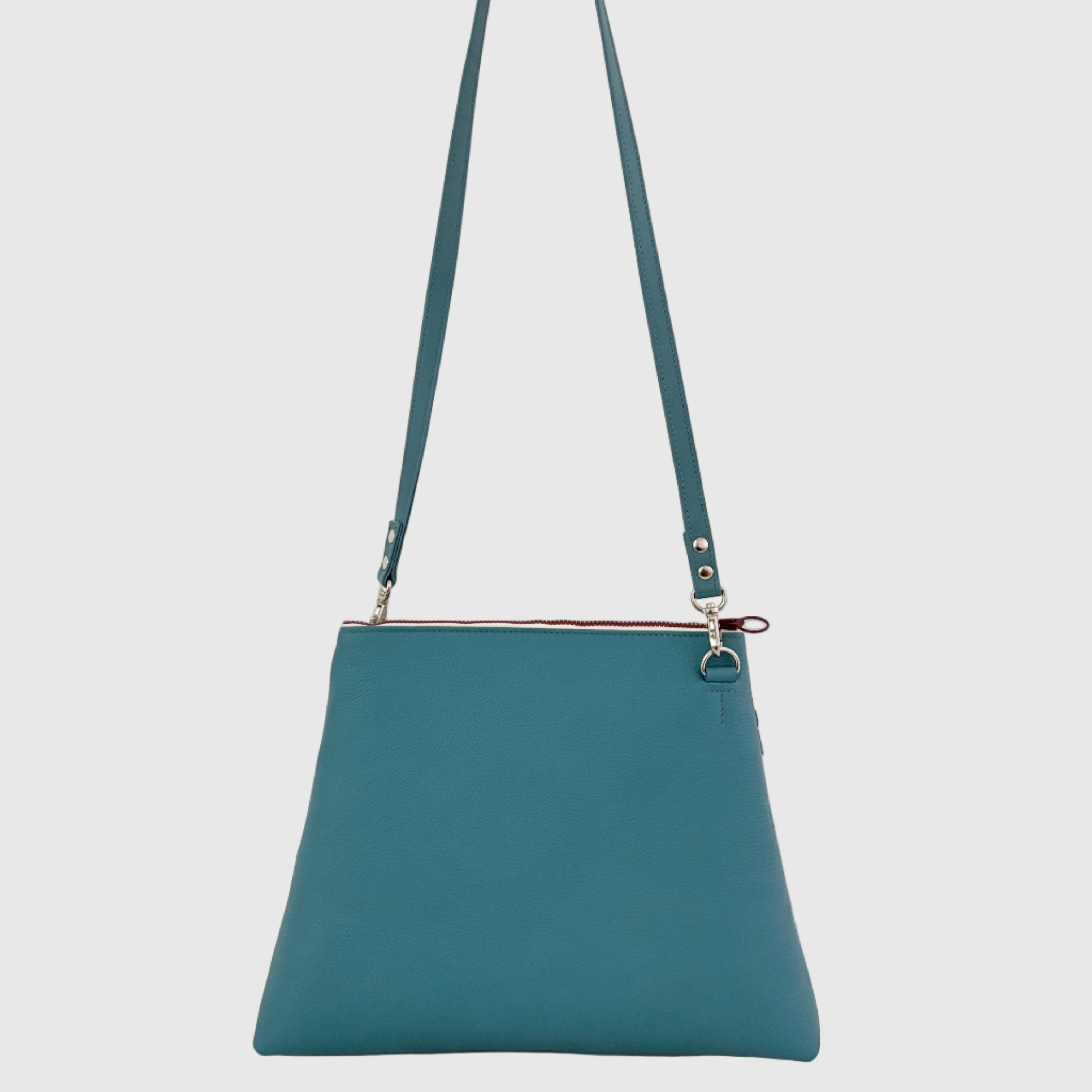 フルーツ刺繍リネン L / フラットポシェットM