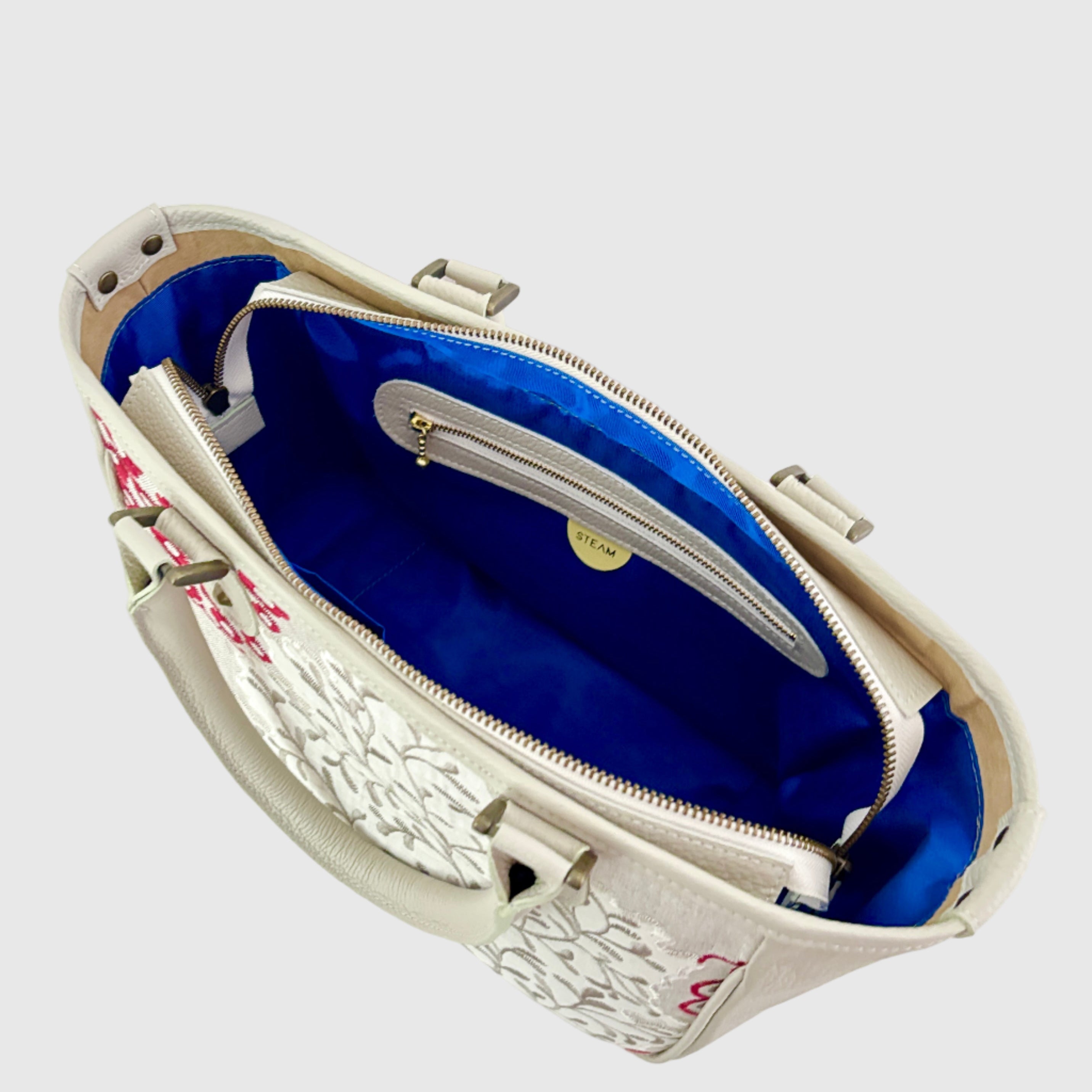 レッドフォレスト×オフホワイトL / トートバッグS