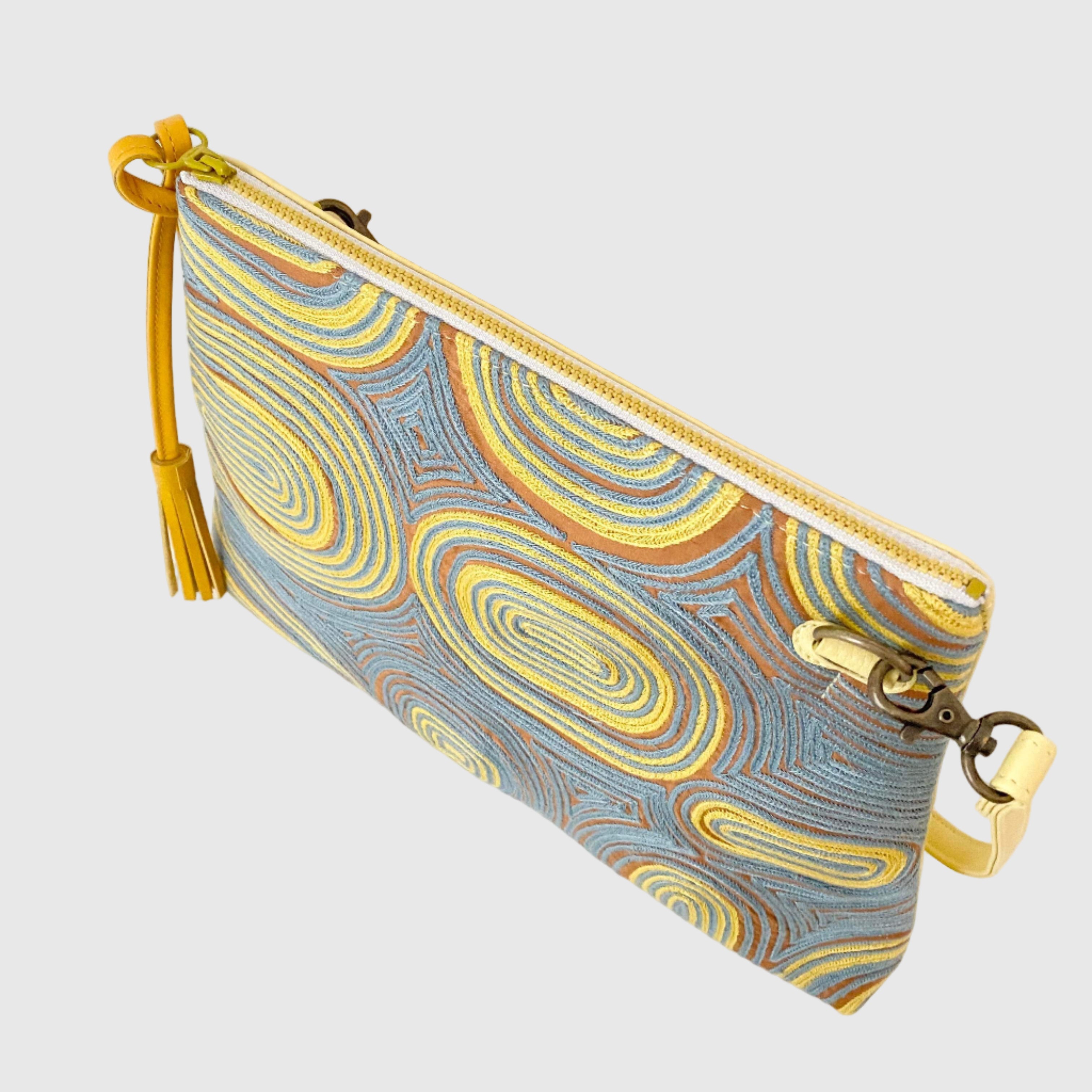 イエローブルーオーシャニー XL / フラットポシェットM