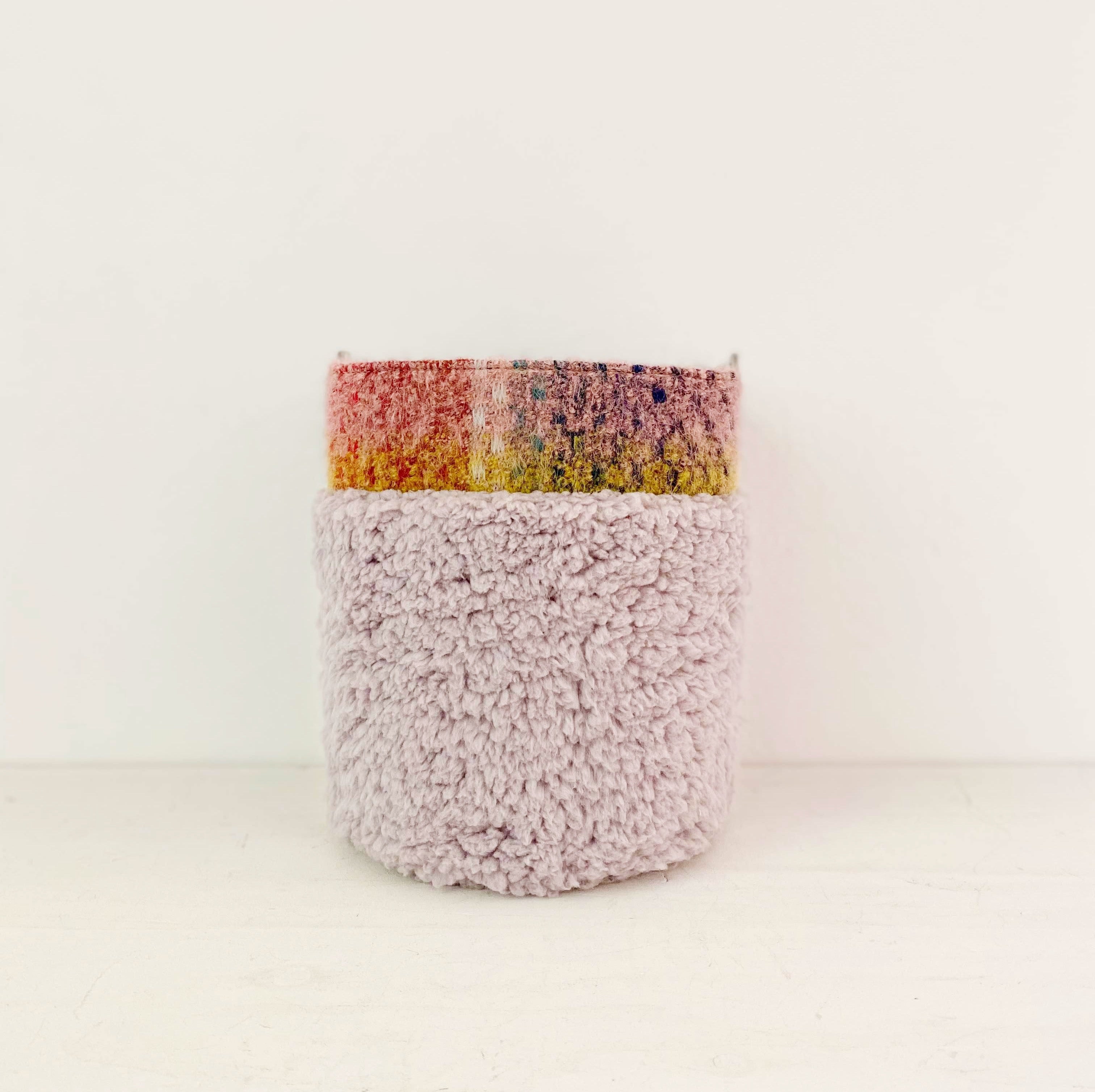 アルパカモヘア×ボアラベンダー XL / メッシュバッグインナーバッグ