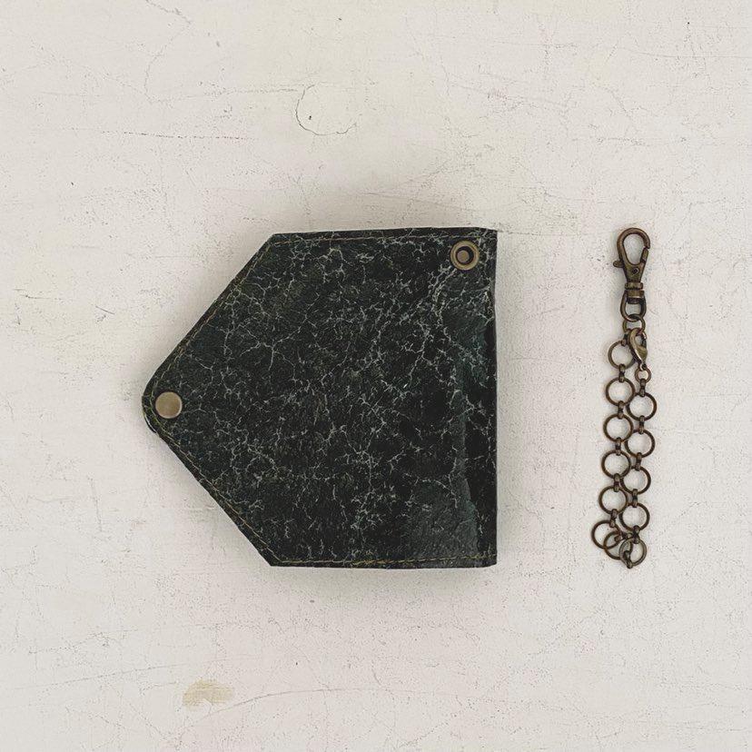 フォレストグリーン・コッパーレザー / マスクケース