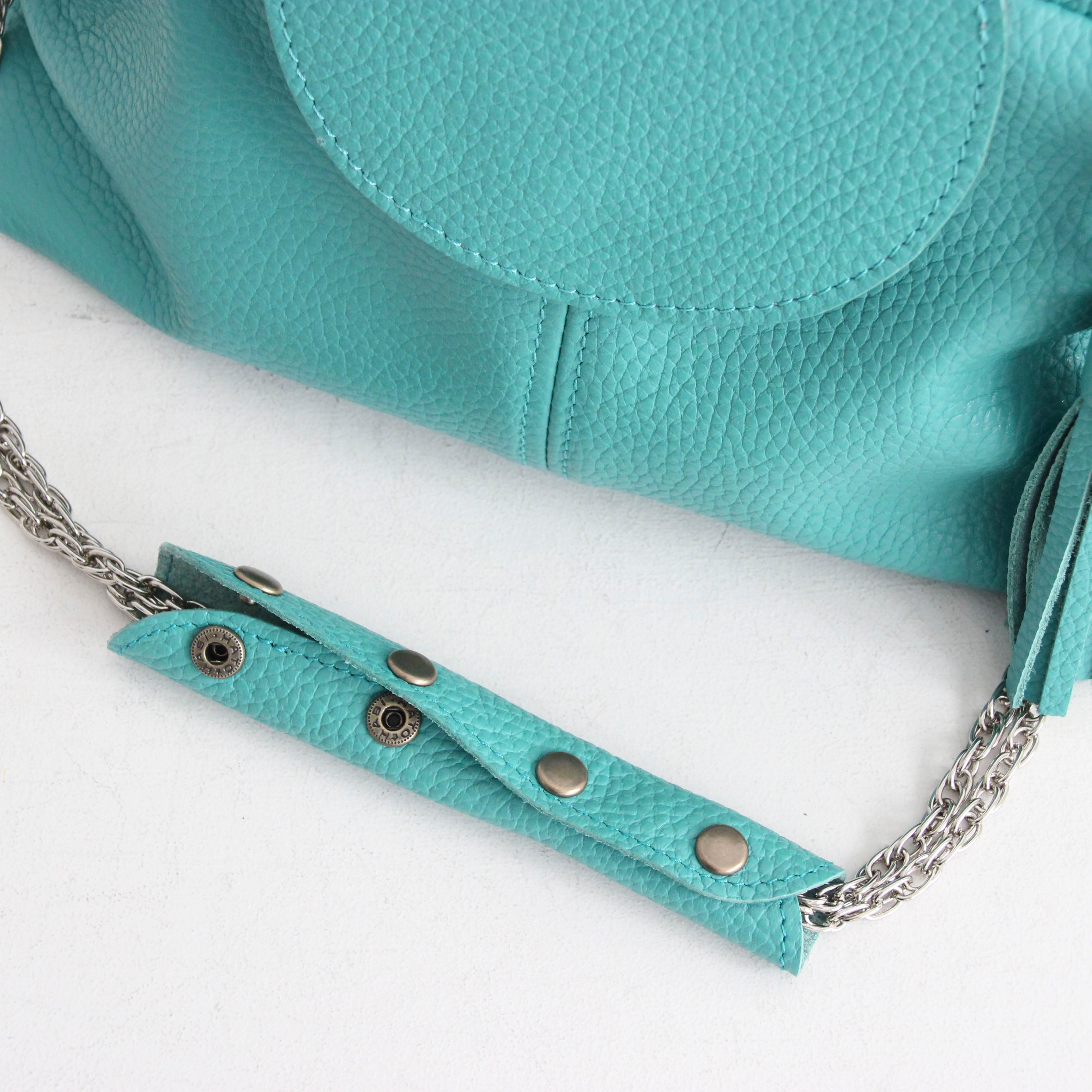 エメラルド / 口金レザーポシェットM