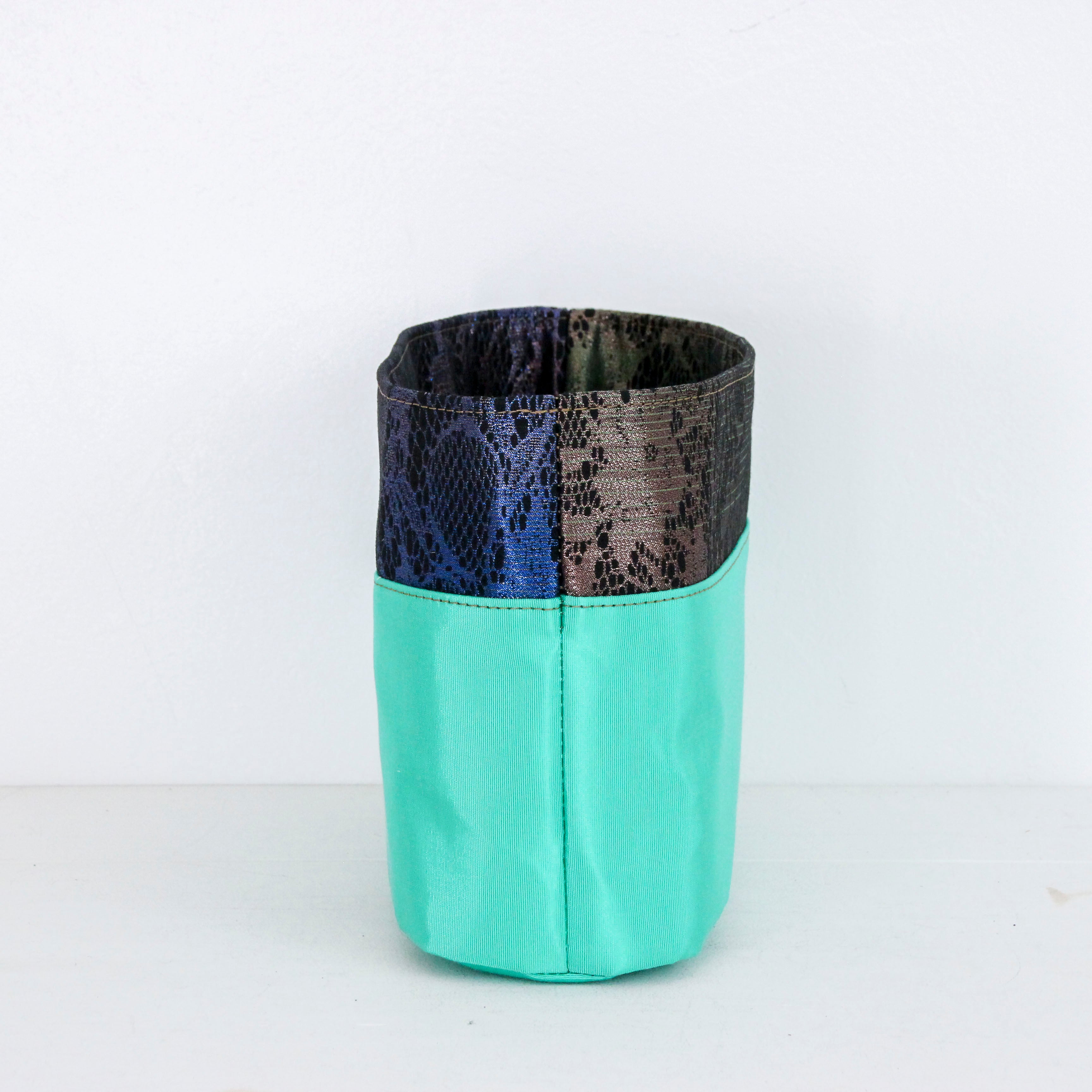 ブラックレースカラーグラデーション / インナーバッグ / かごバッグ Sサイズ用 / L