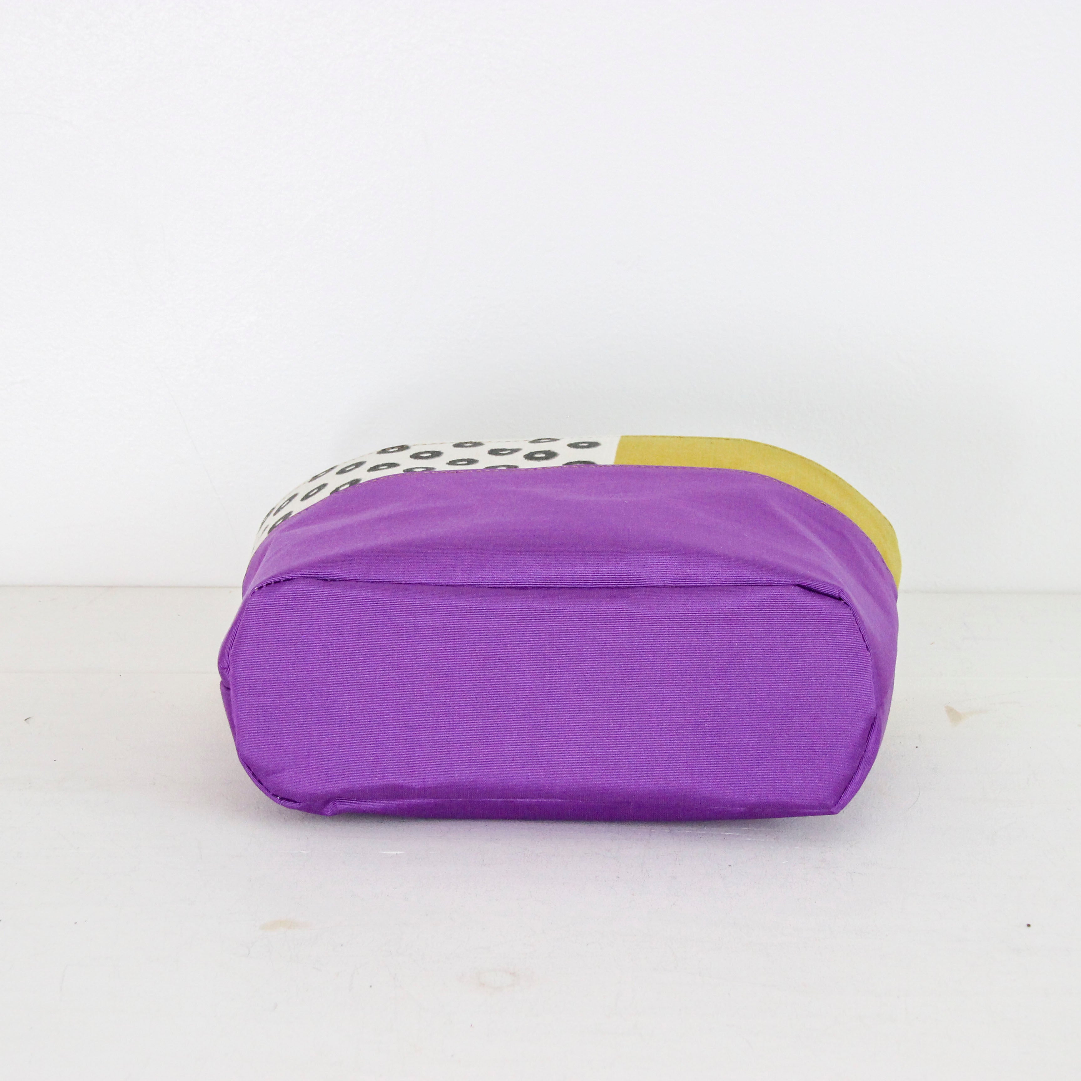 イカットイエロー / インナーバッグ / かごバッグ Sサイズ用 / XL