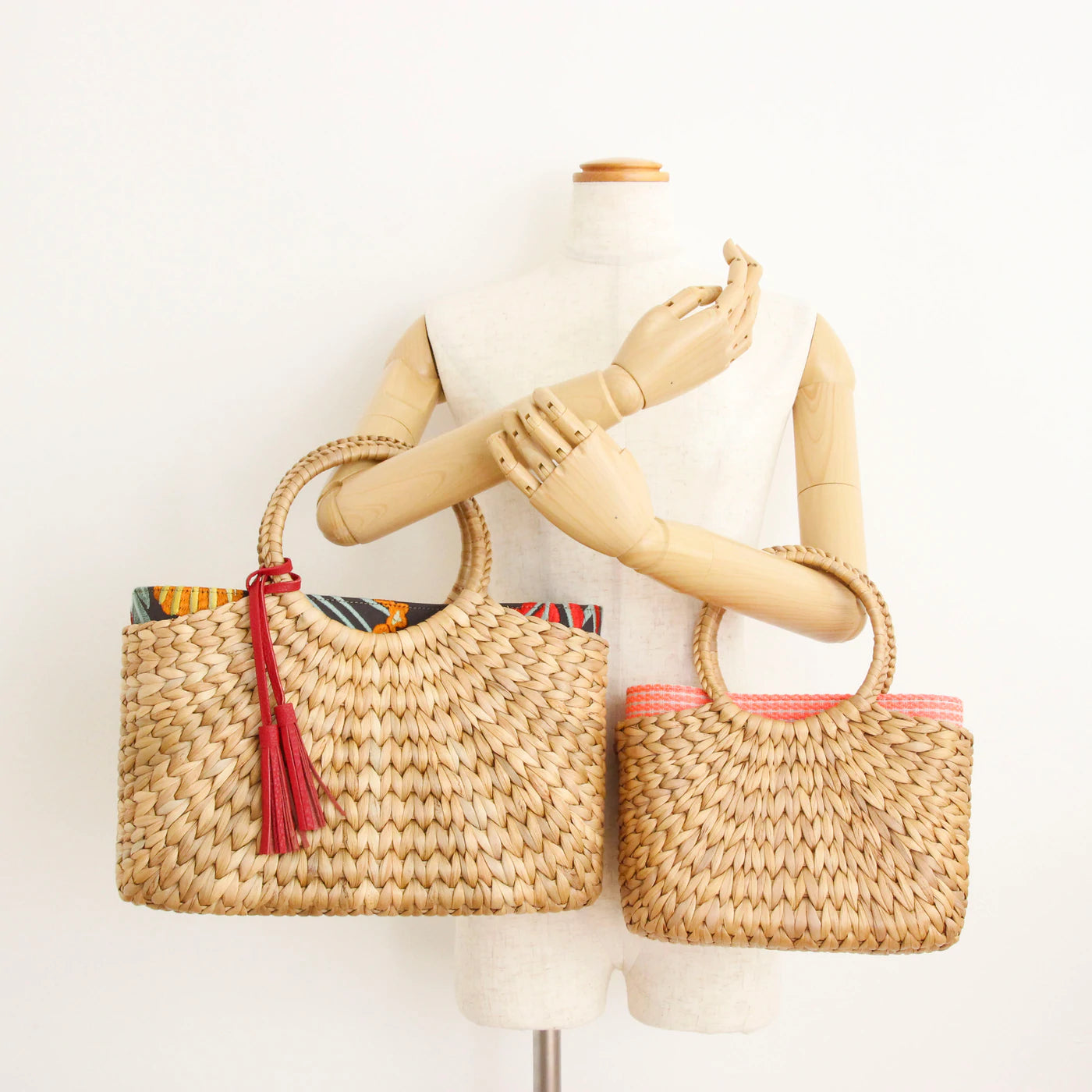 mina's オーバルマスタード SXL / インナーバッグ / かごバッグ Sサイズ用