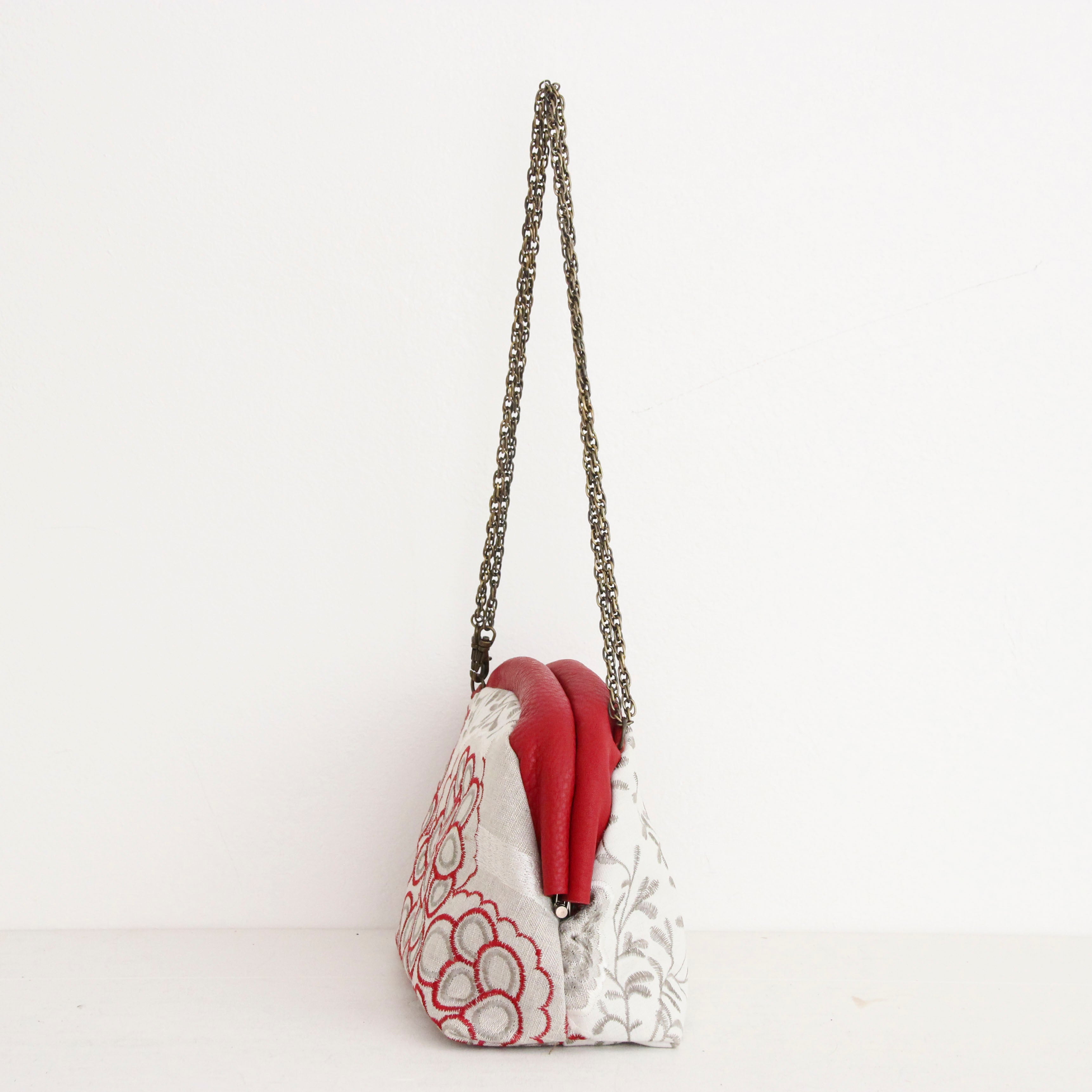 レッドフォレスト XL / 口金ショルダーポーチM