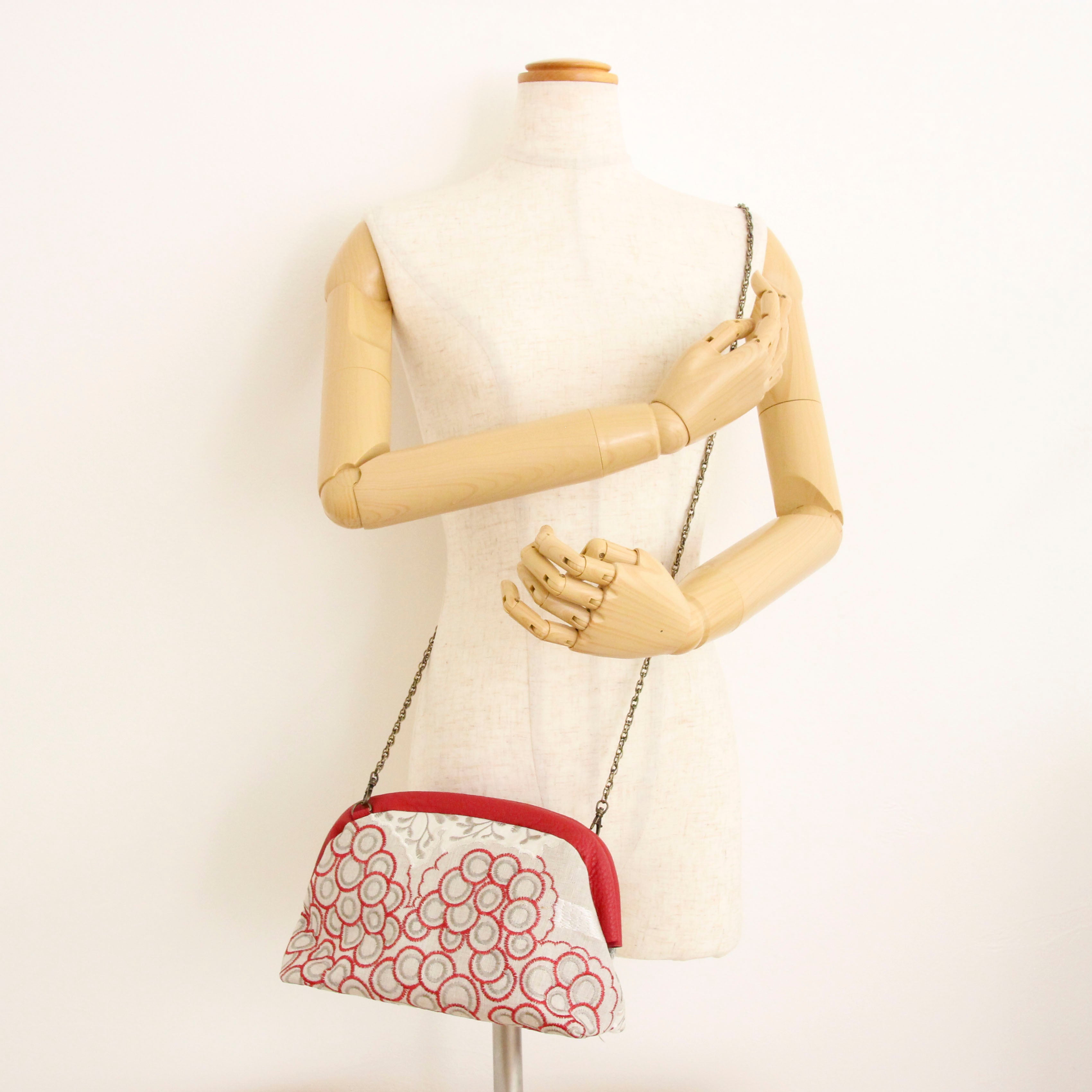 レッドフォレスト XL / 口金ショルダーポーチM