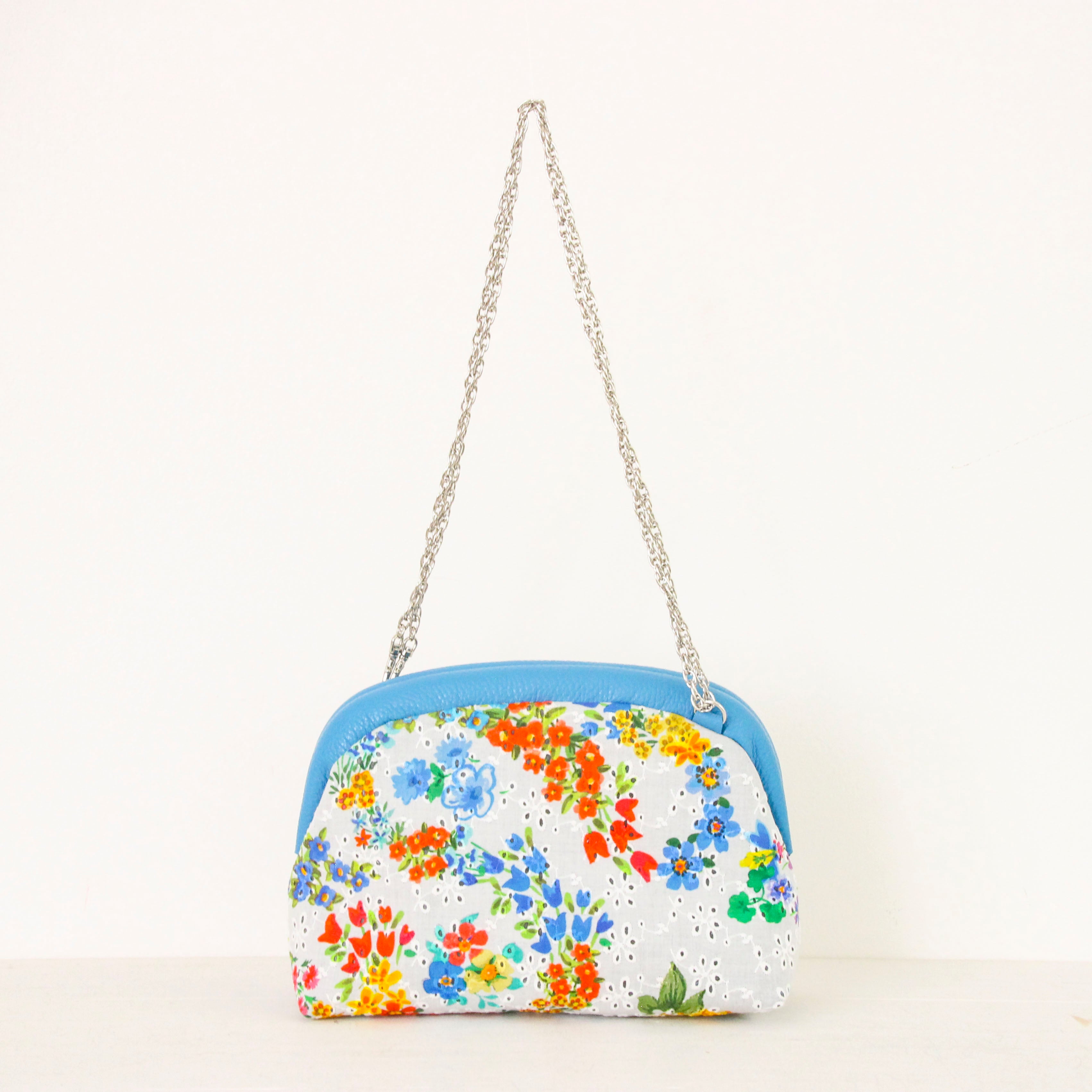 グッチフラワーレースXL / 口金ショルダーポーチM