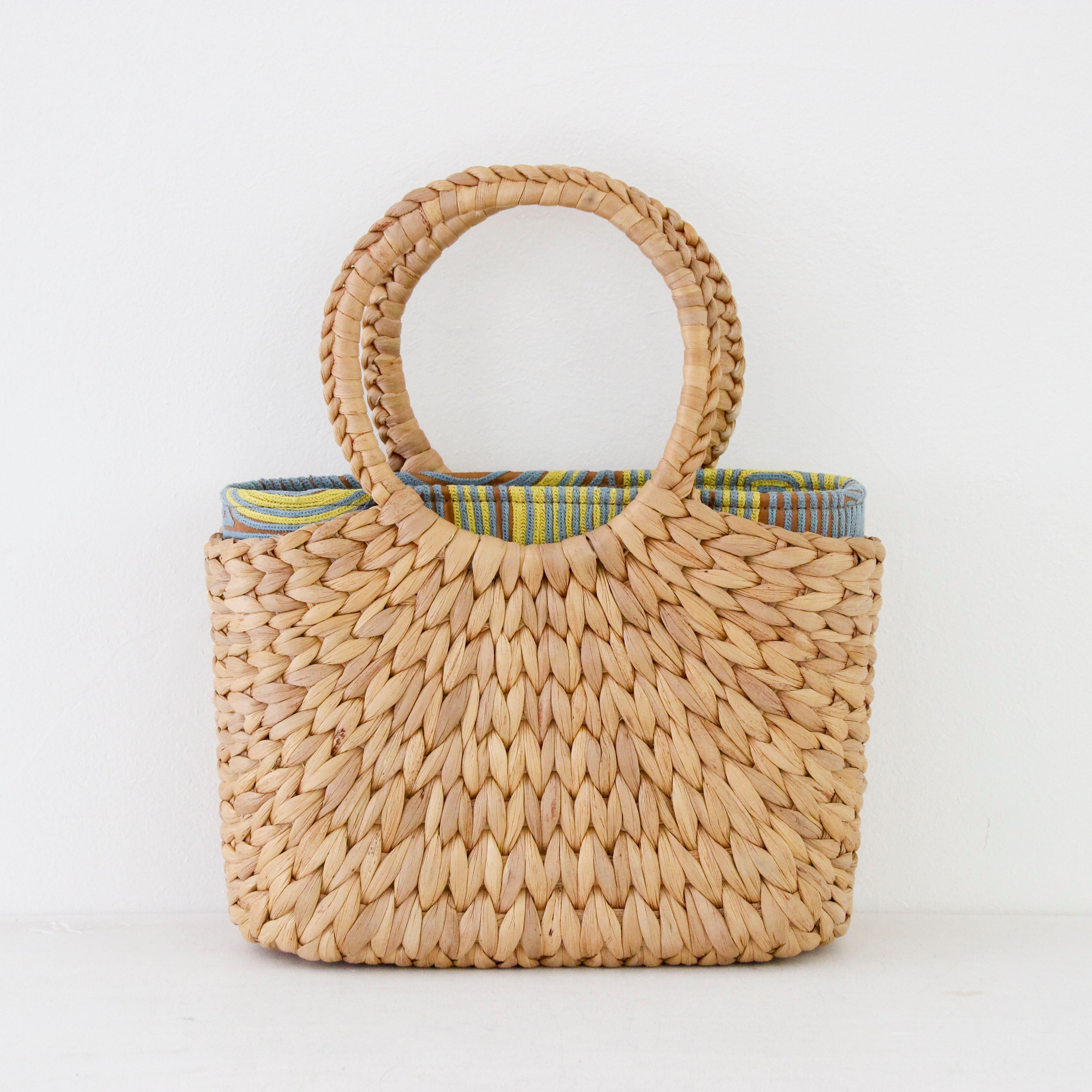 イエローブルーオーシャニー / インナーバッグ / かごバッグ Sサイズ用 / XXL