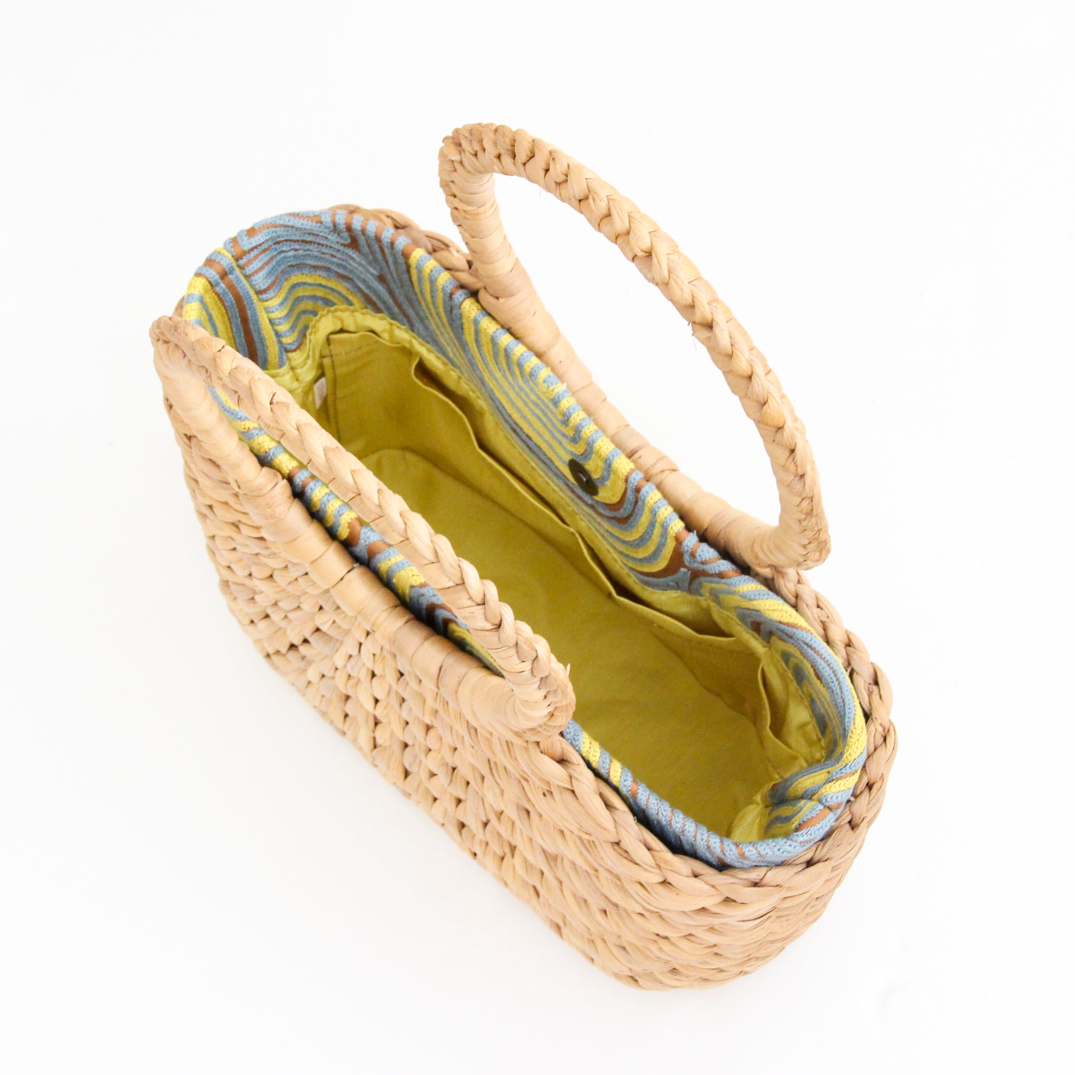 イエローブルーオーシャニー / インナーバッグ / かごバッグ Sサイズ用 / XXL