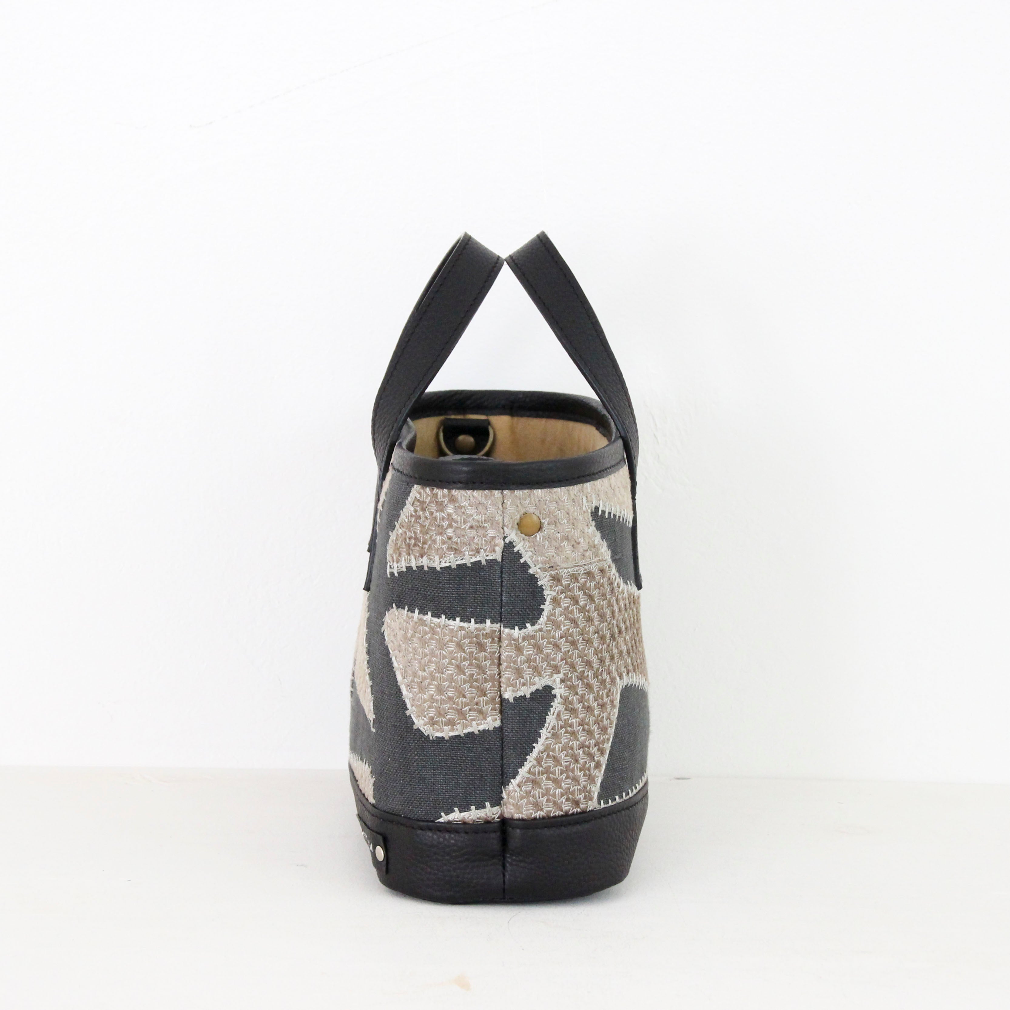 ベルベットアップリケグレー LXL / ノヴァトートS