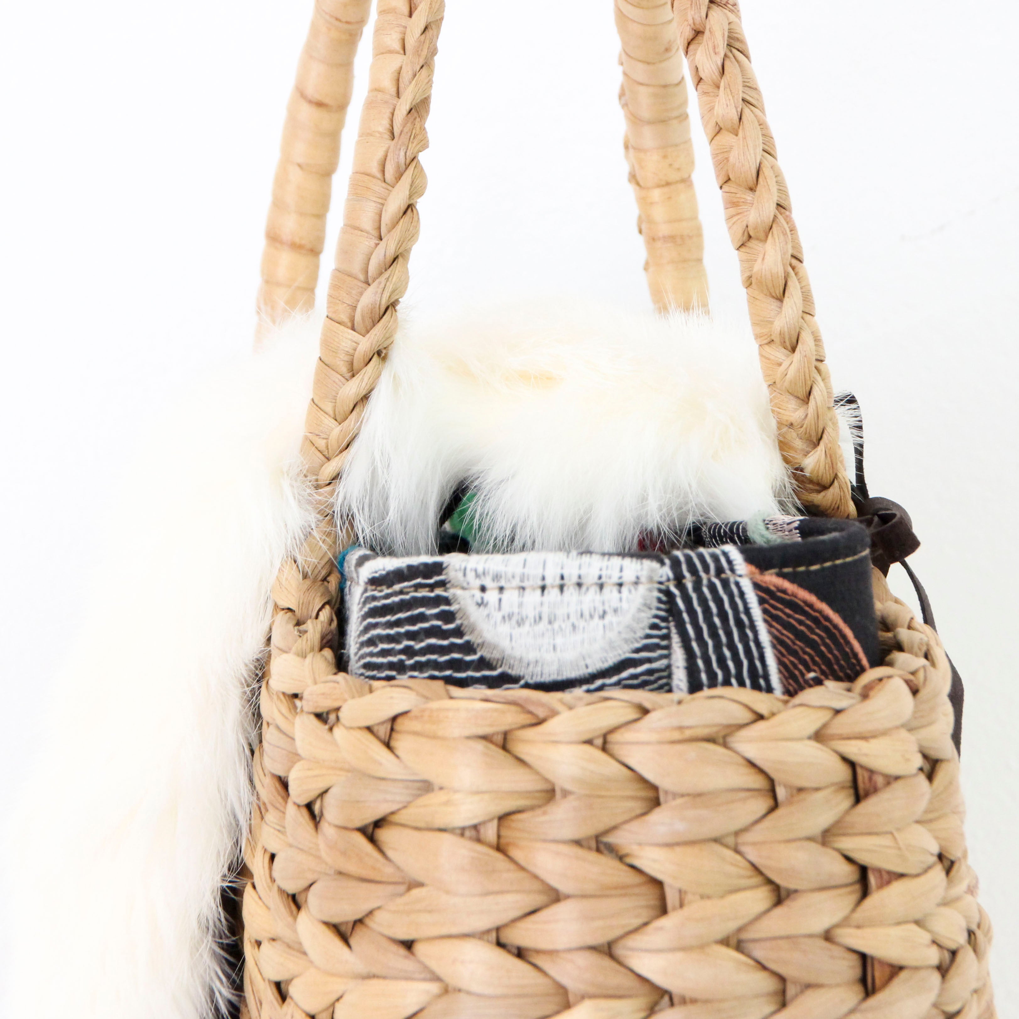 ラビット ホワイト / ファーフラップ M