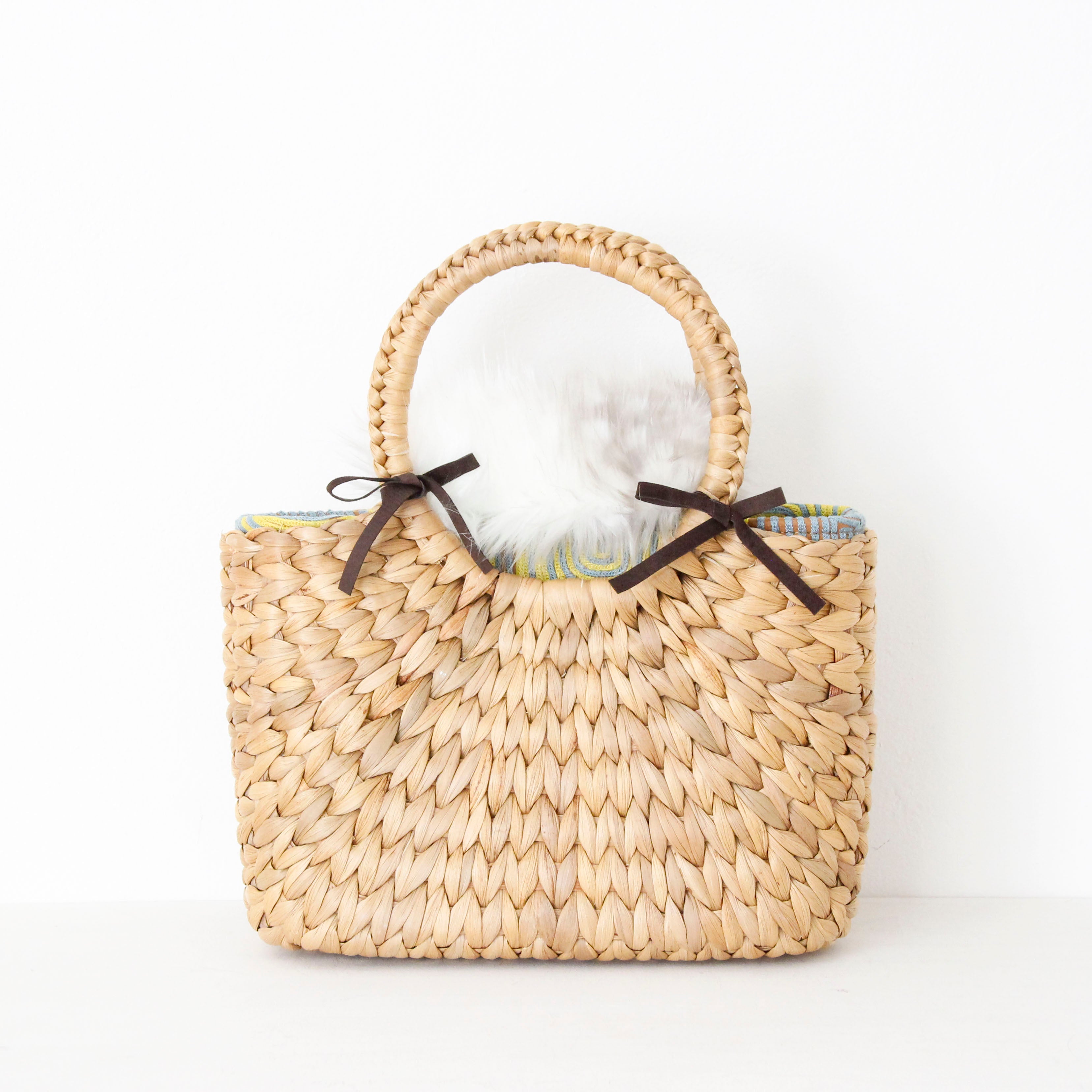 バンビ グレー×ホワイト / エコファーフラップS