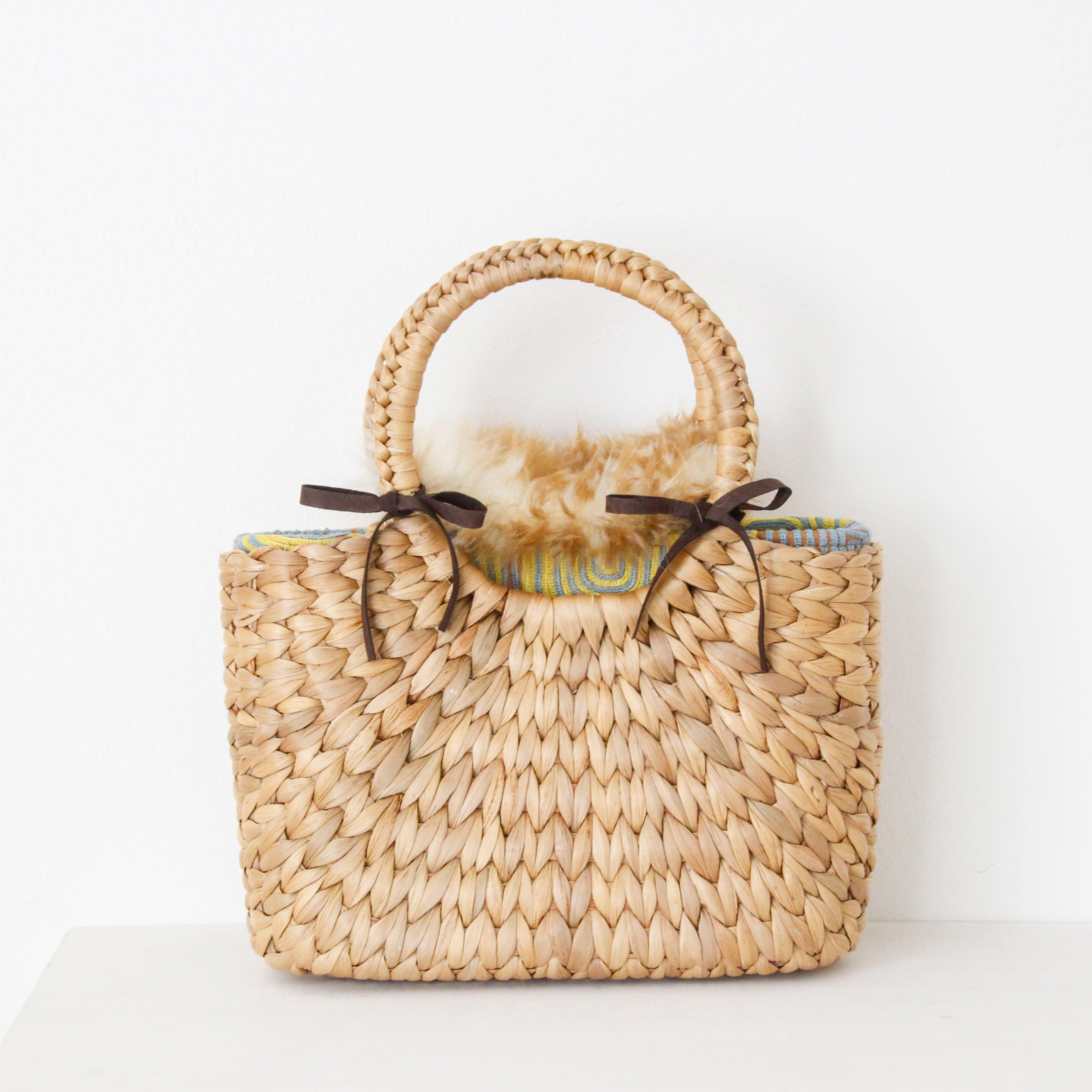 バンビ グレー×ホワイト / エコファーフラップS