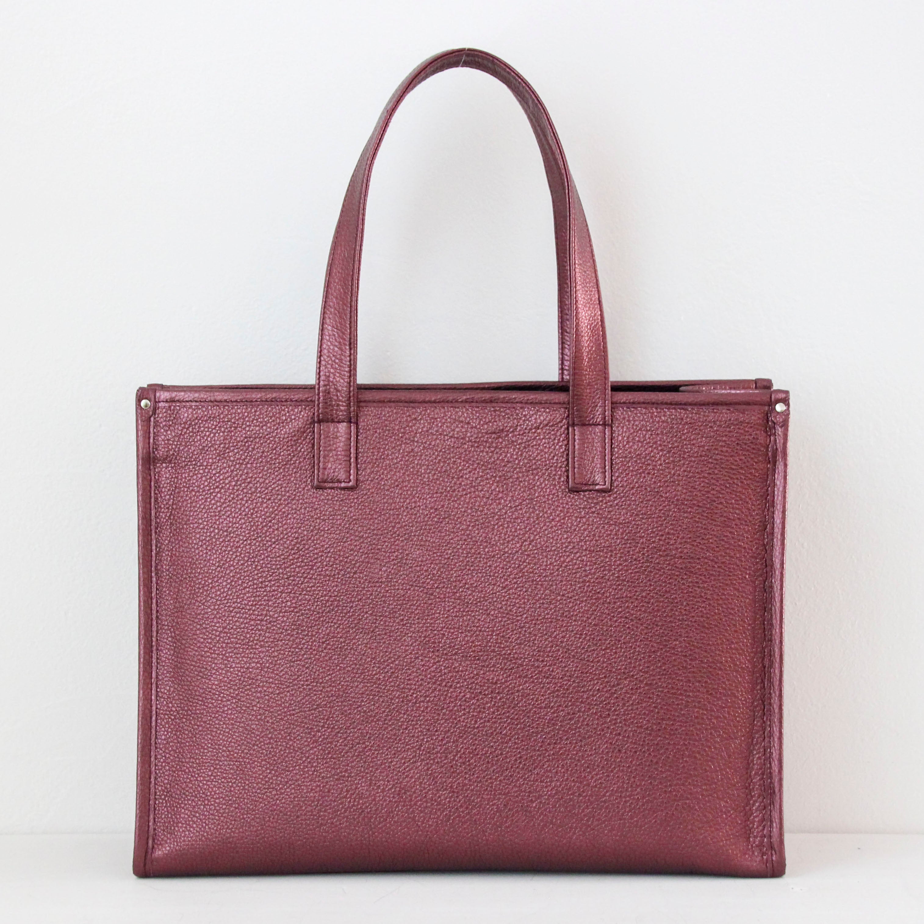 アメジストシマ― LXL / バーティカルトート ワイドL