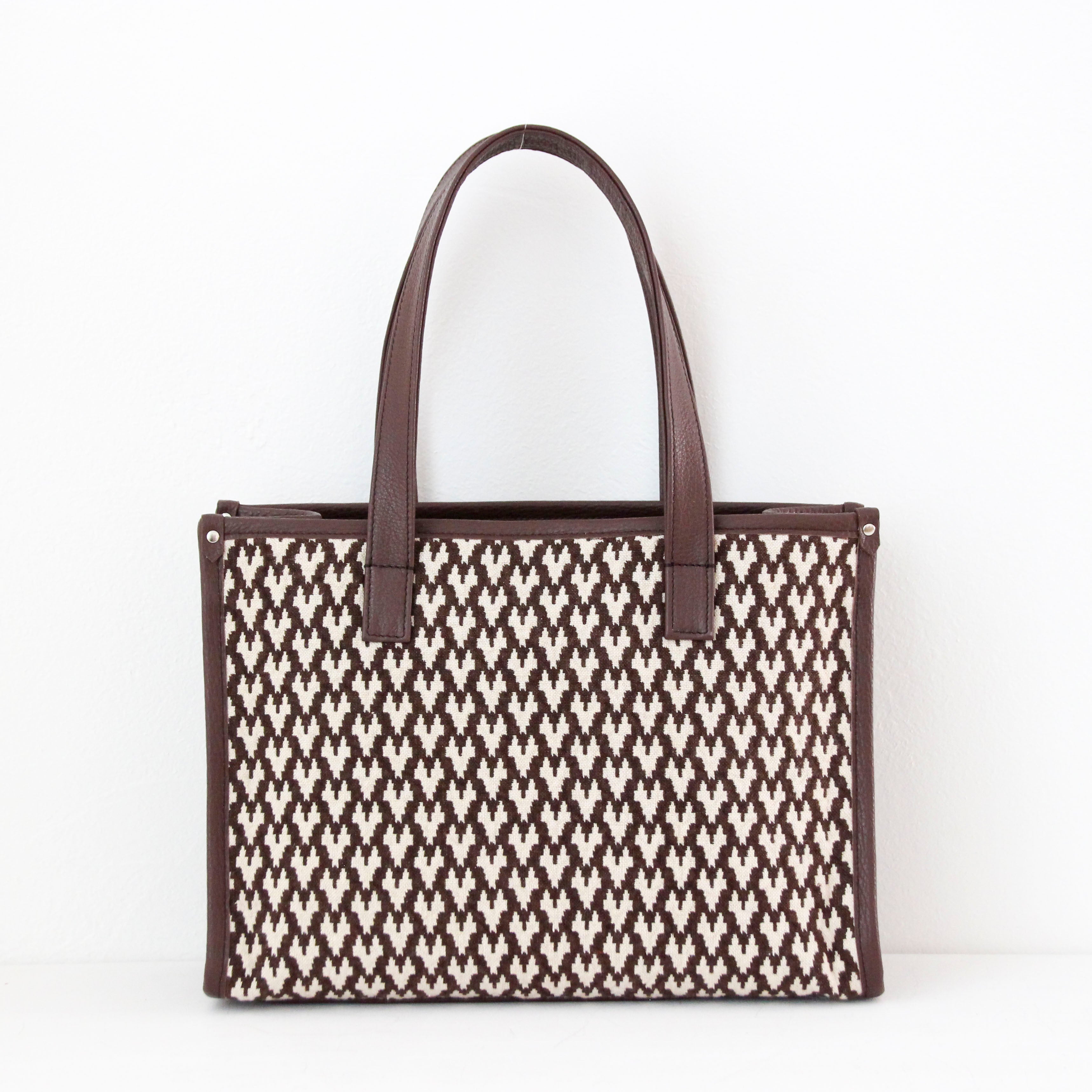 ラファーノ チョコ×ナチュラル×ミルクチョコ SXL / バーティカルトート ワイドM