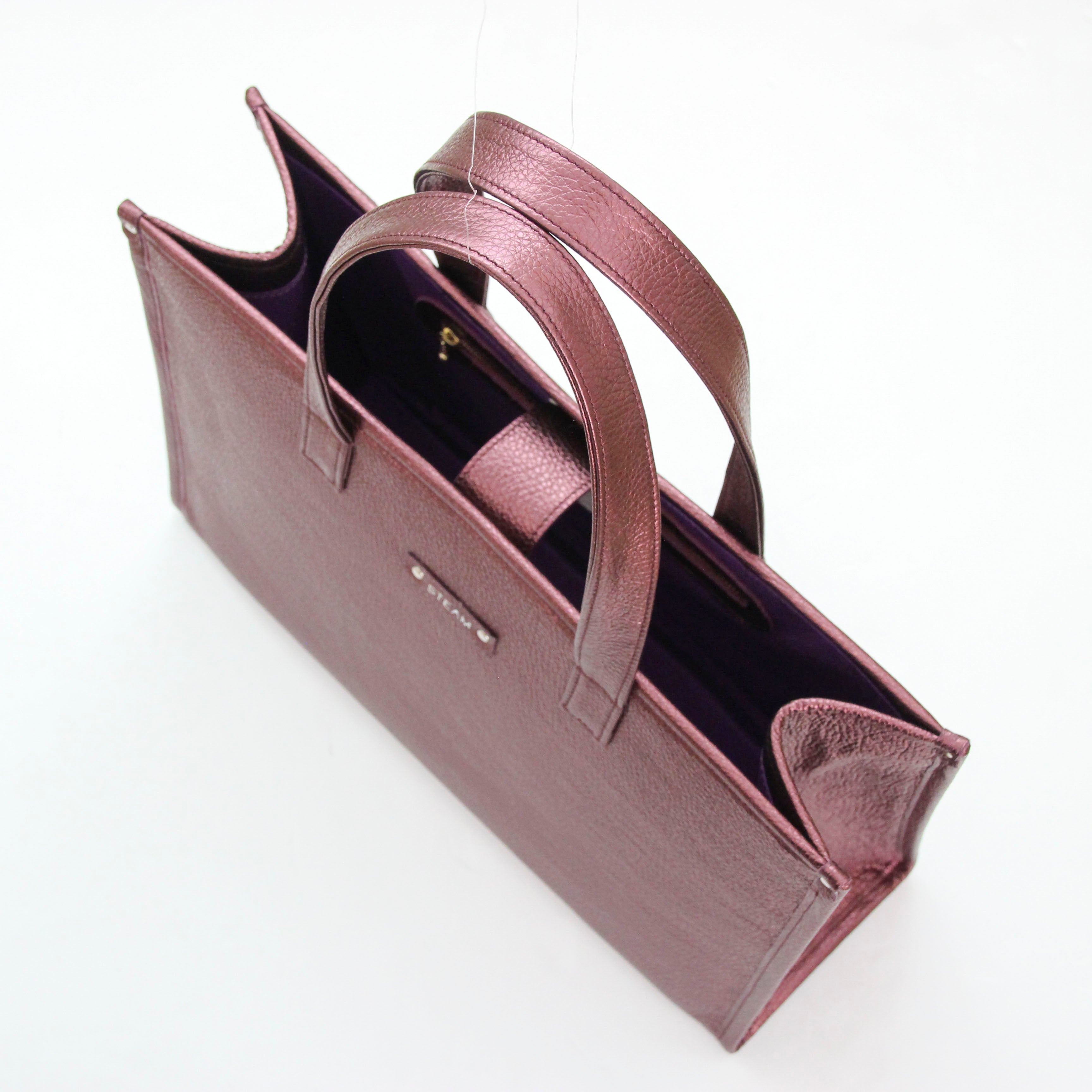 アメジストシマ― LXL / バーティカルトート ワイドL