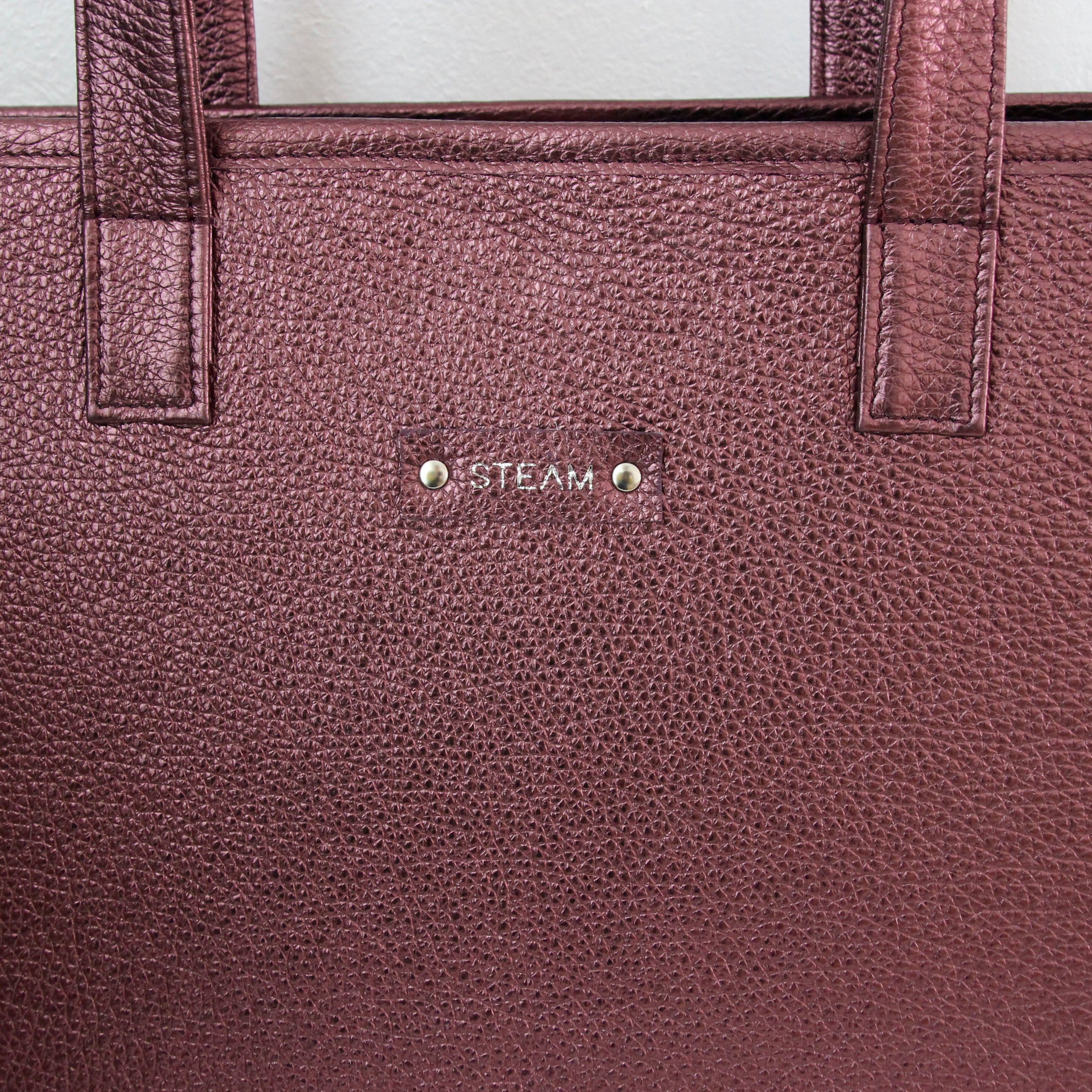 アメジストシマ― LXL / バーティカルトート ワイドL