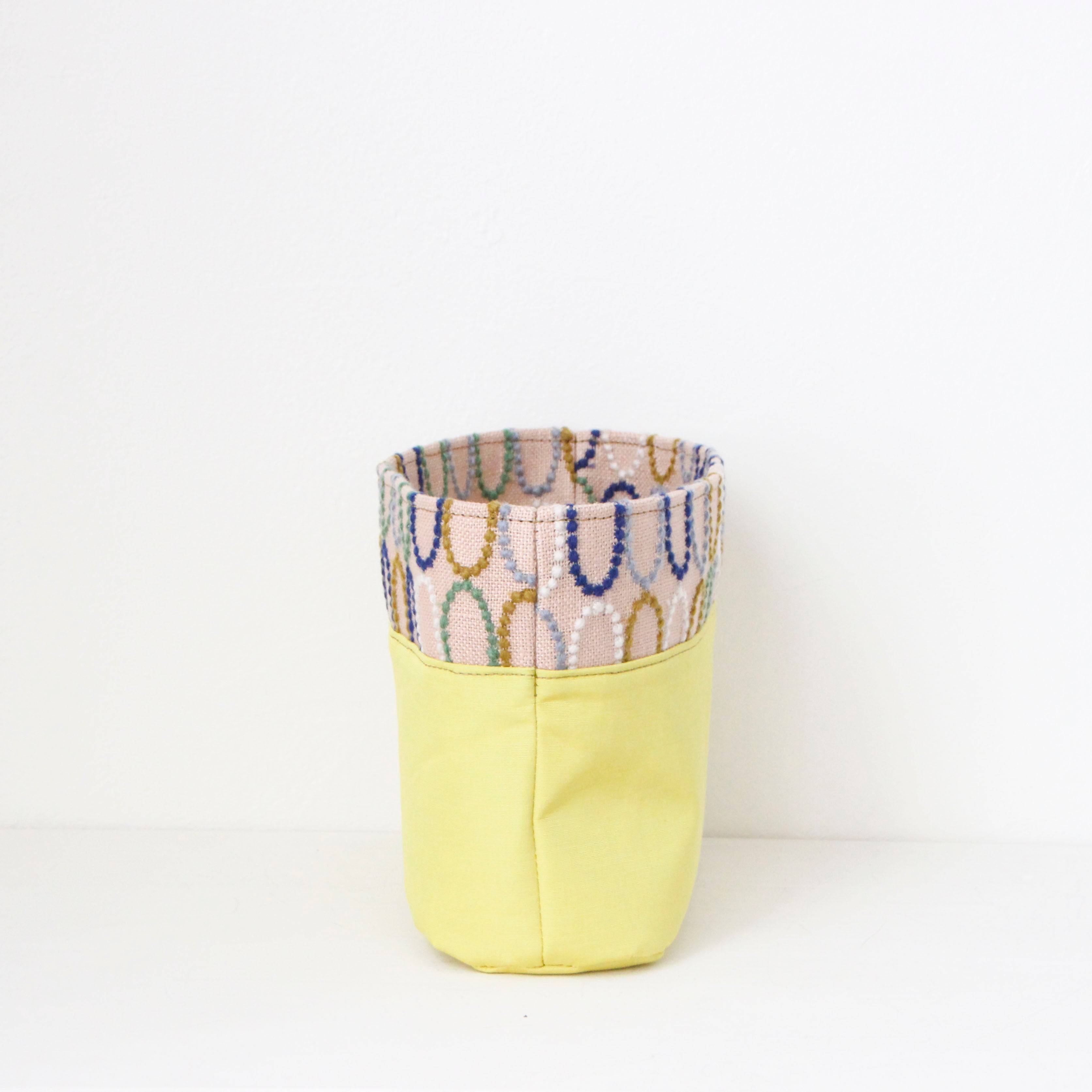 mina's オーバルピンク SXL / インナーバッグ / かごバッグ Sサイズ用