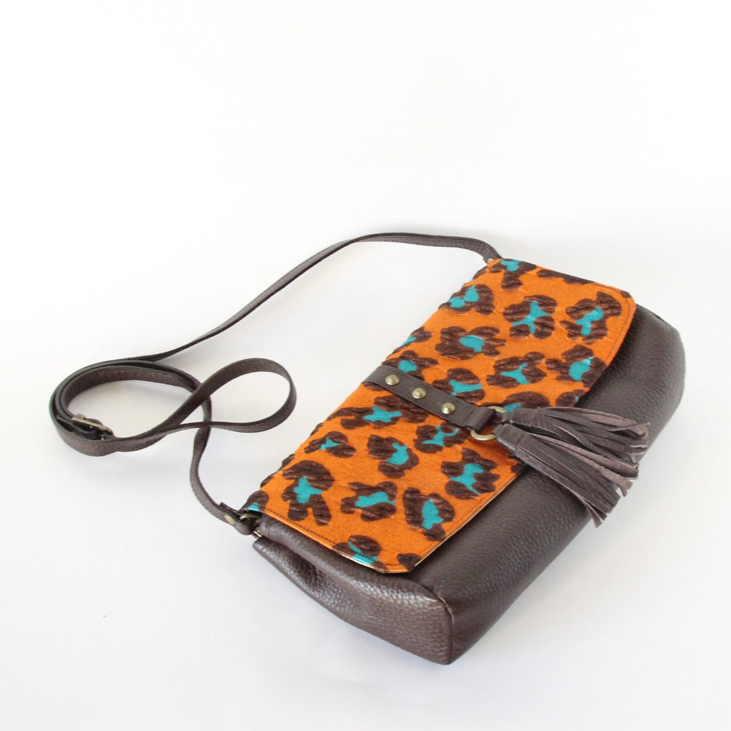 オレンジレオパード / 3wayバッグ Sサイズ
