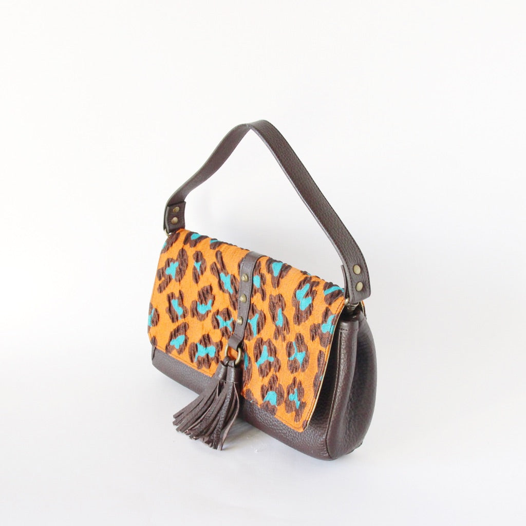 オレンジレオパード / 3wayバッグ Sサイズ