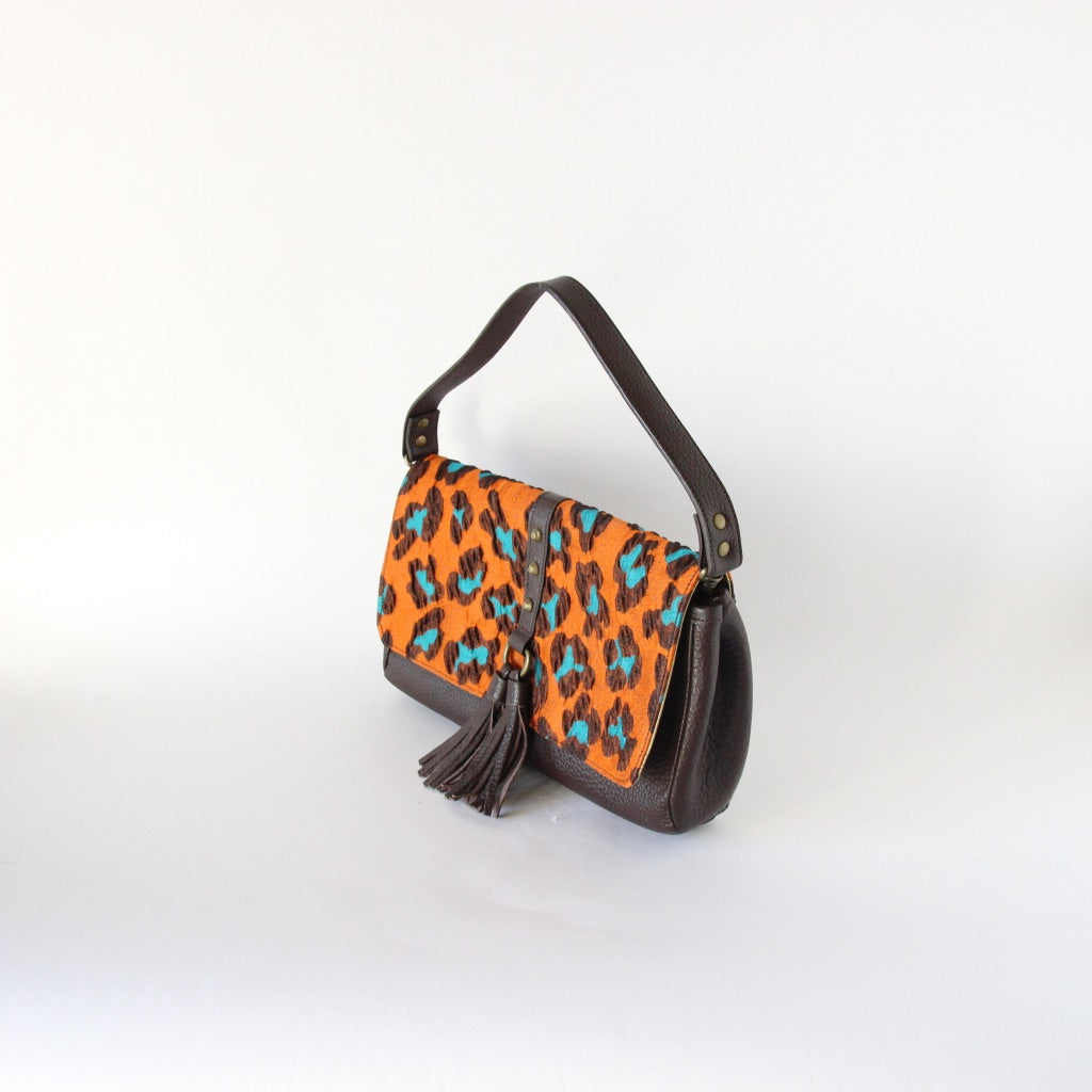 オレンジレオパード / 3wayバッグ Sサイズ