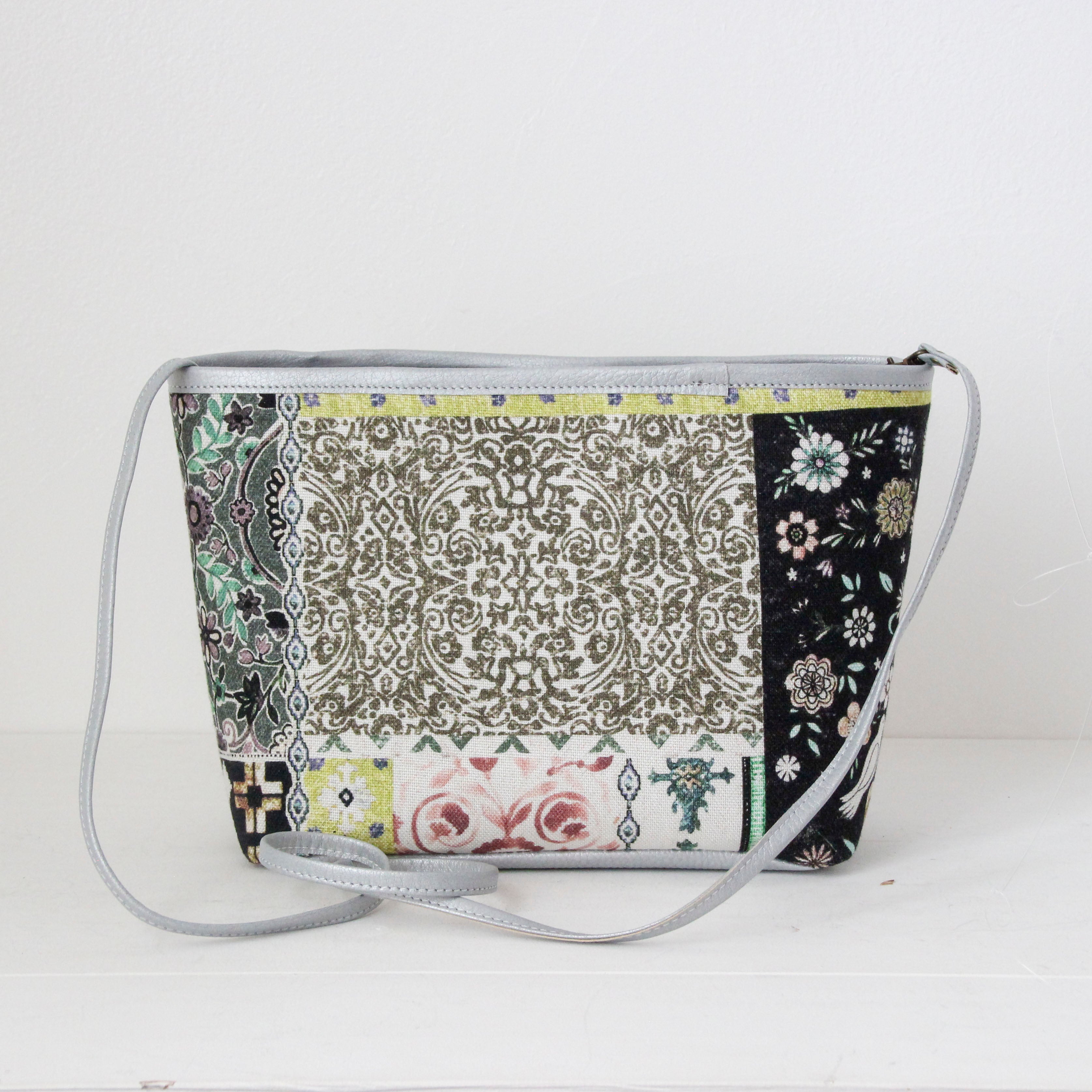 パッチワークモノトーン / シンプルファブリックトート Sサイズ/XL