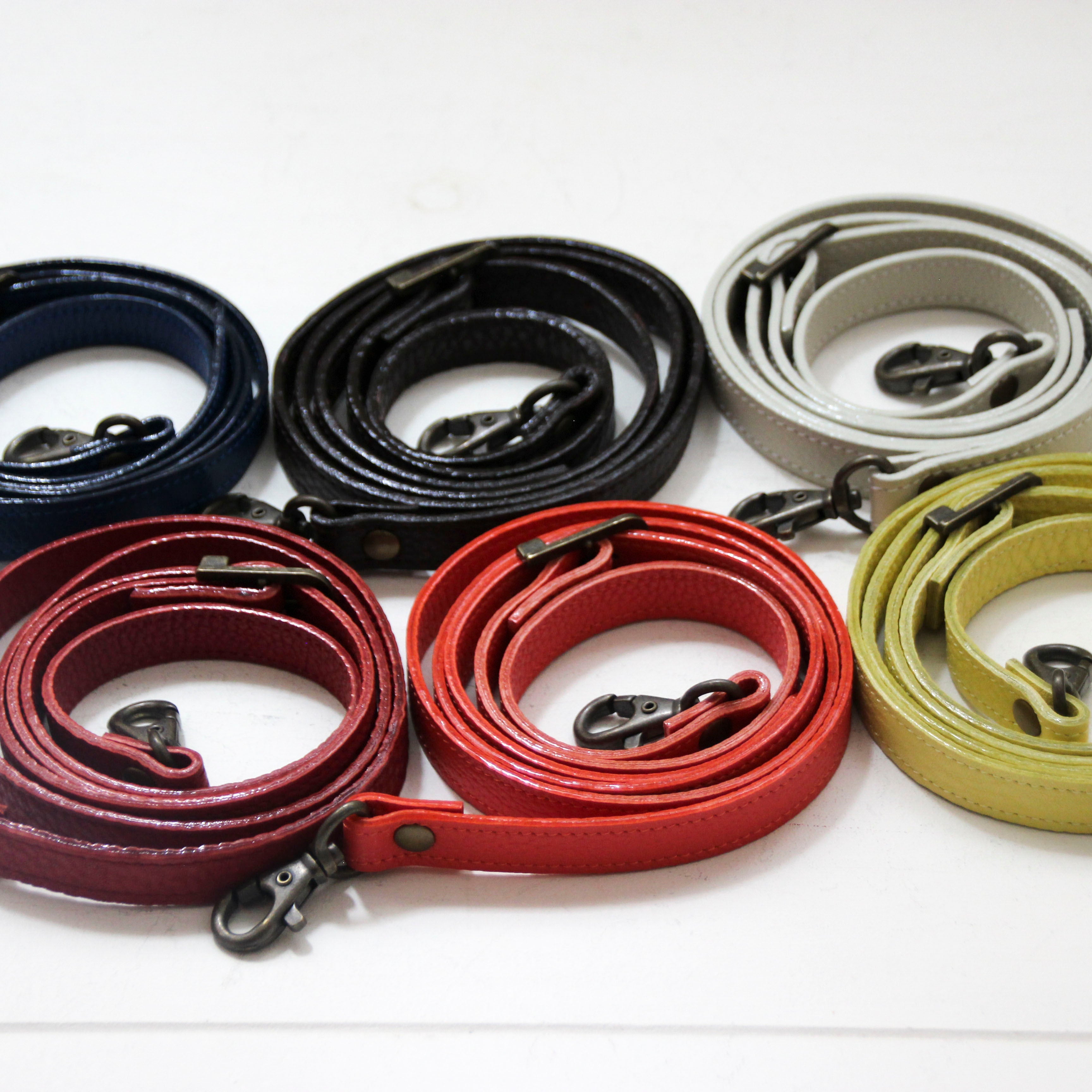 斜めがけ用革細紐(1.5cm幅 長さ調節あり) / バッグのオプション