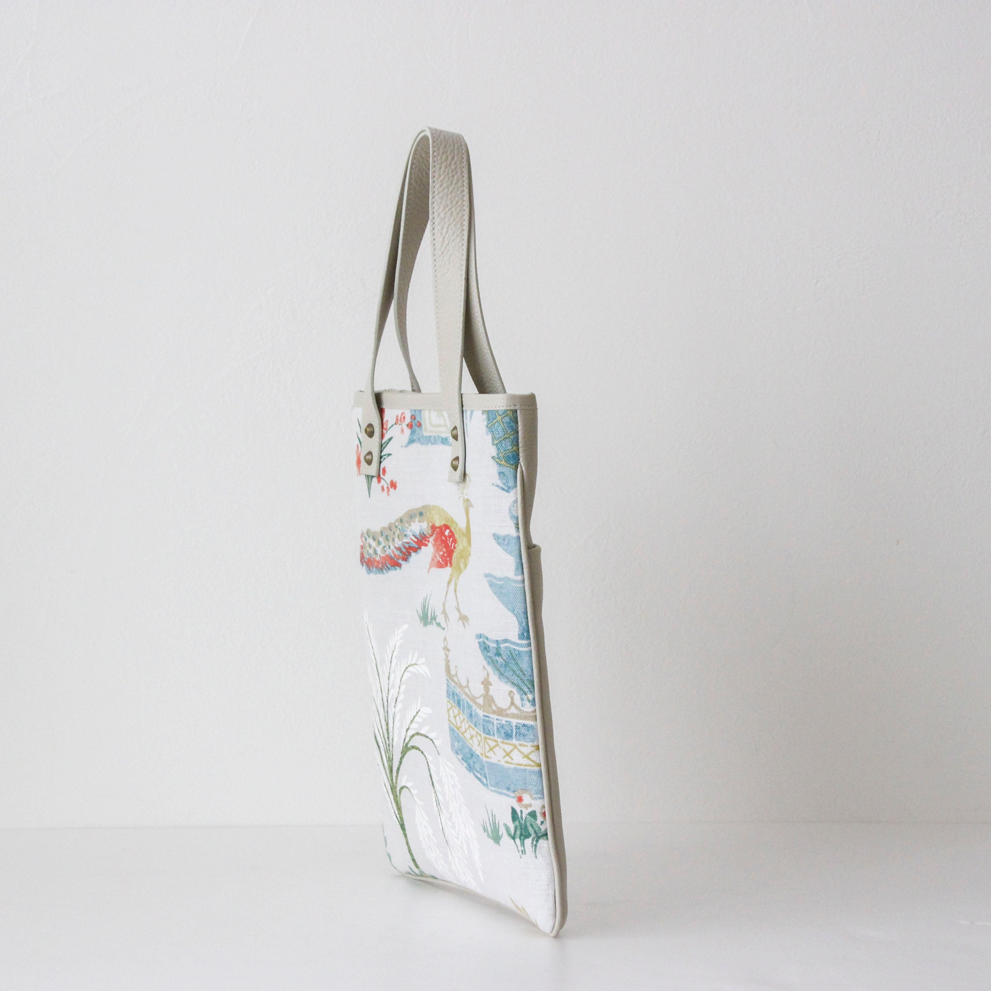 インディアンガーデンホワイト / フラットトート /XL