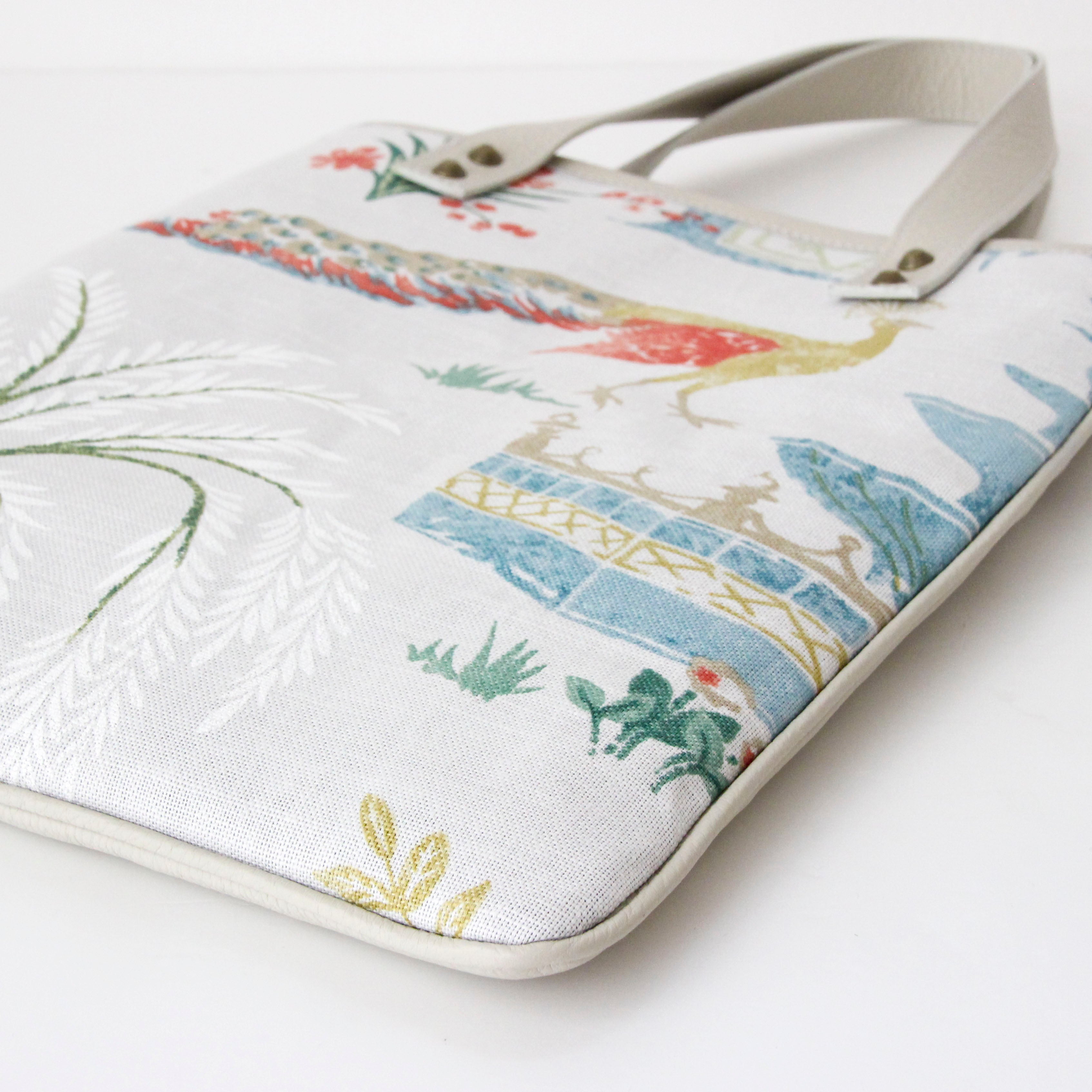 インディアンガーデンホワイト / フラットトート /XL