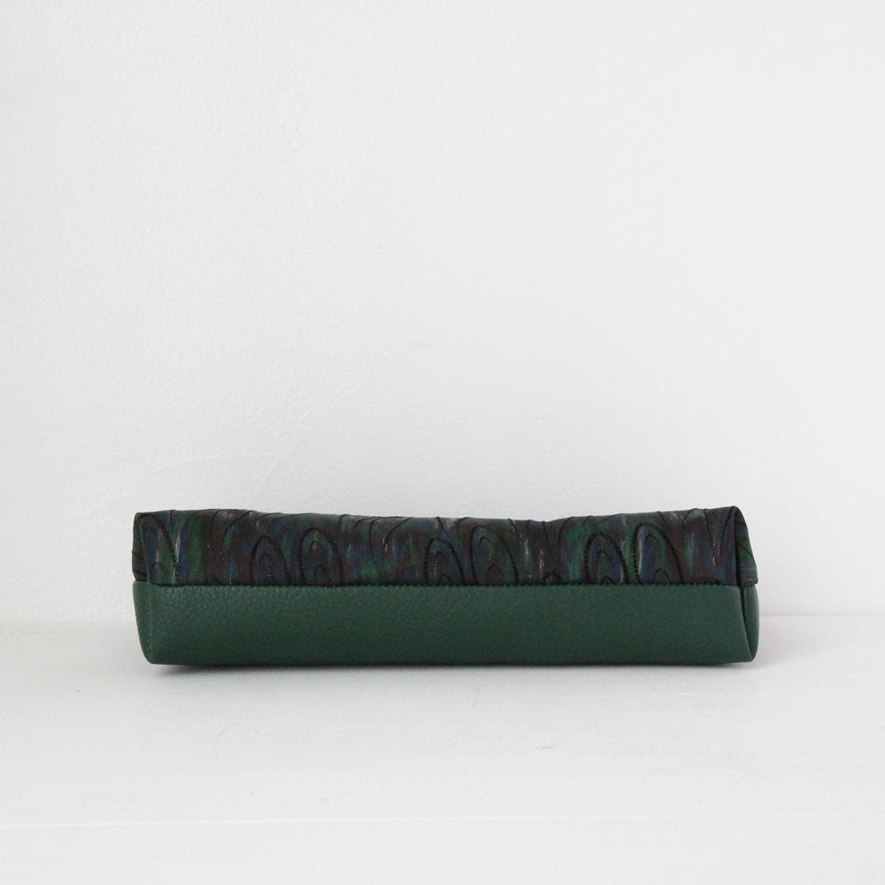グリーンピーコック / フラットポシェット