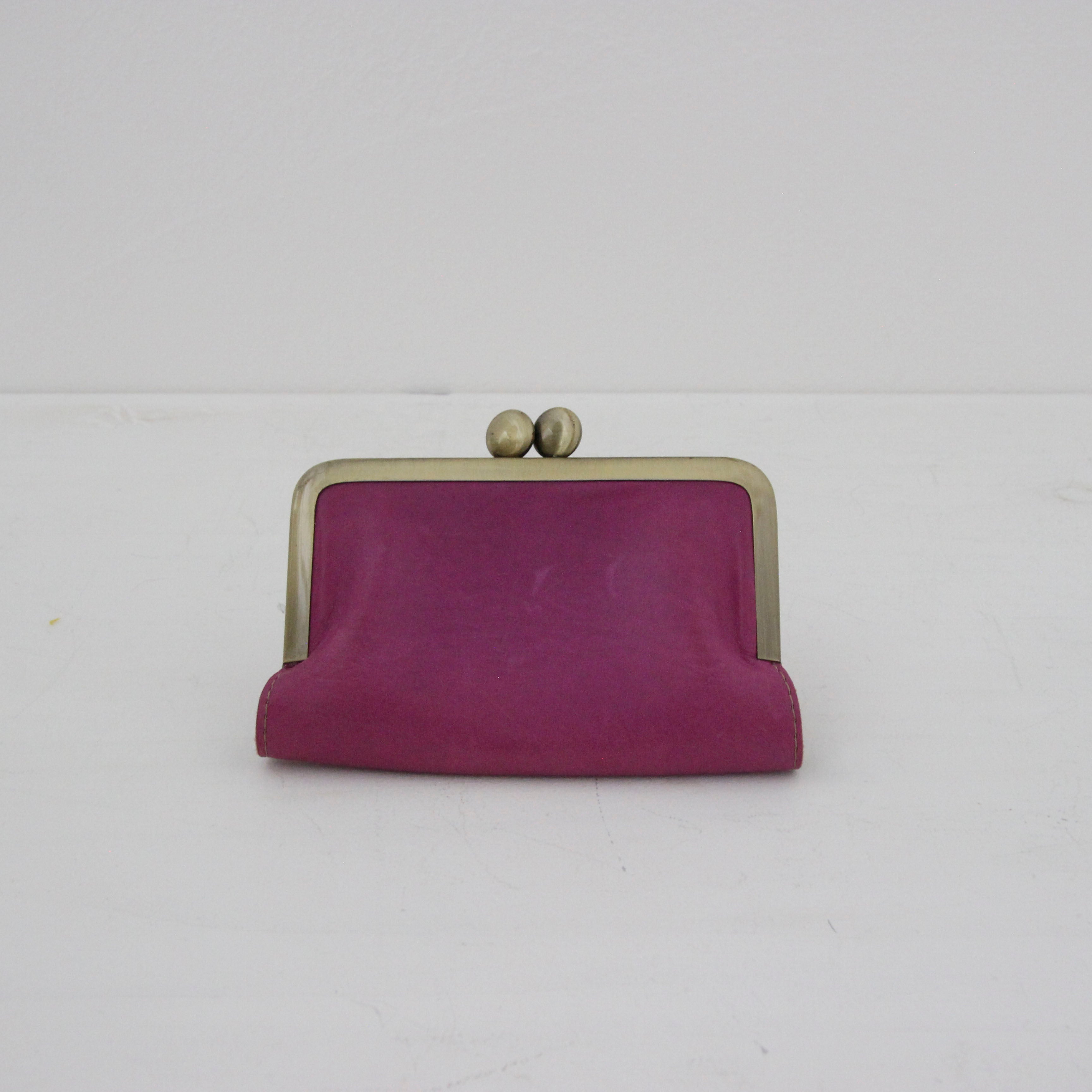 マゼンダピンクレザー / カードケース