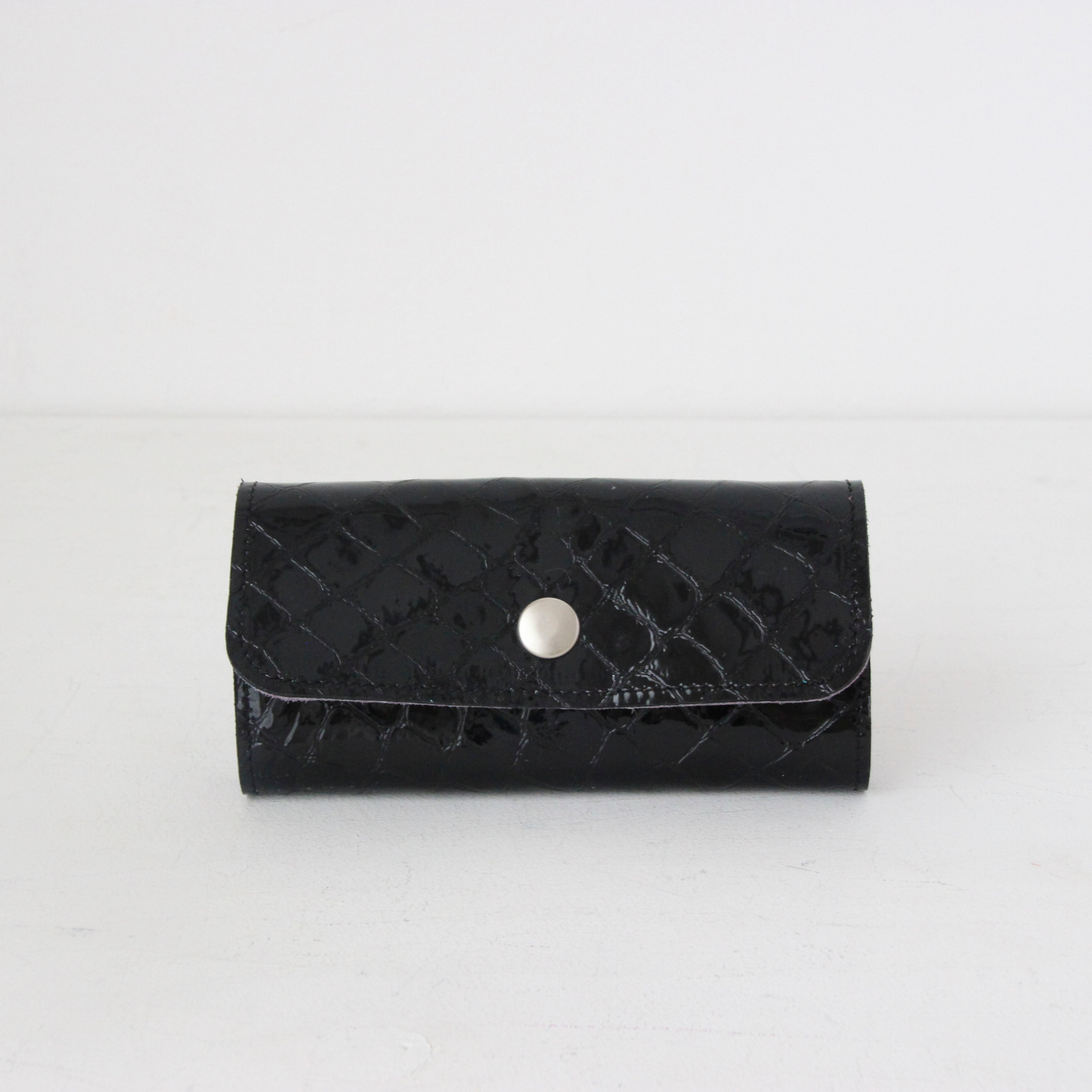 ブラックエナメル / キーケース