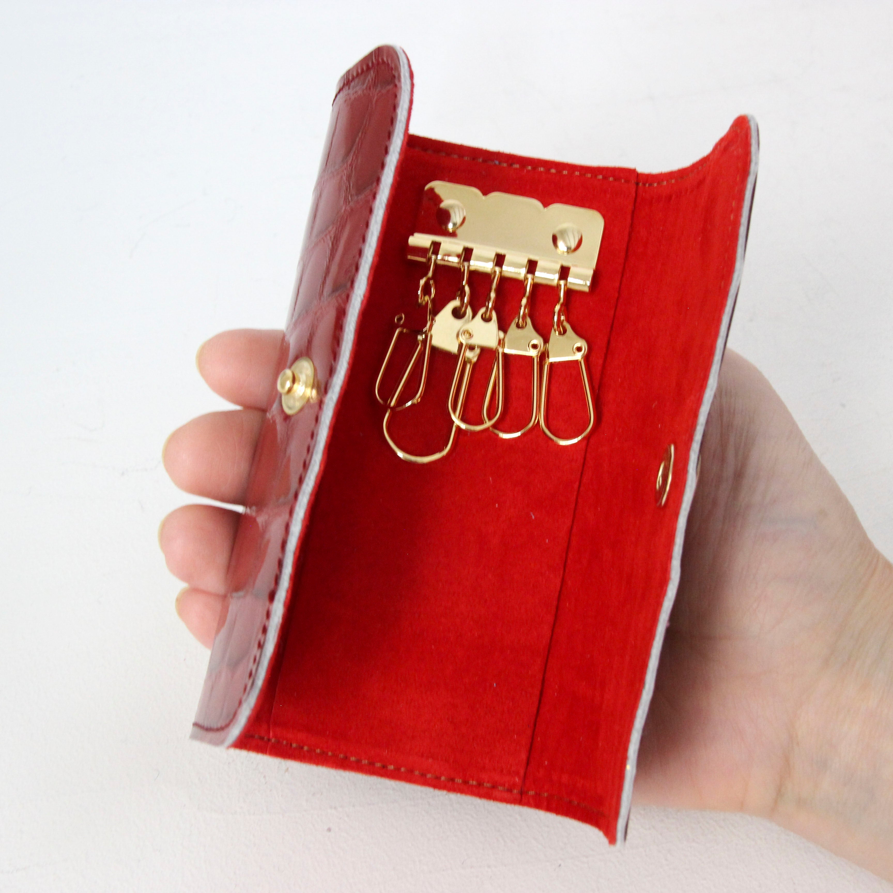 レッドエナメル / キーケース