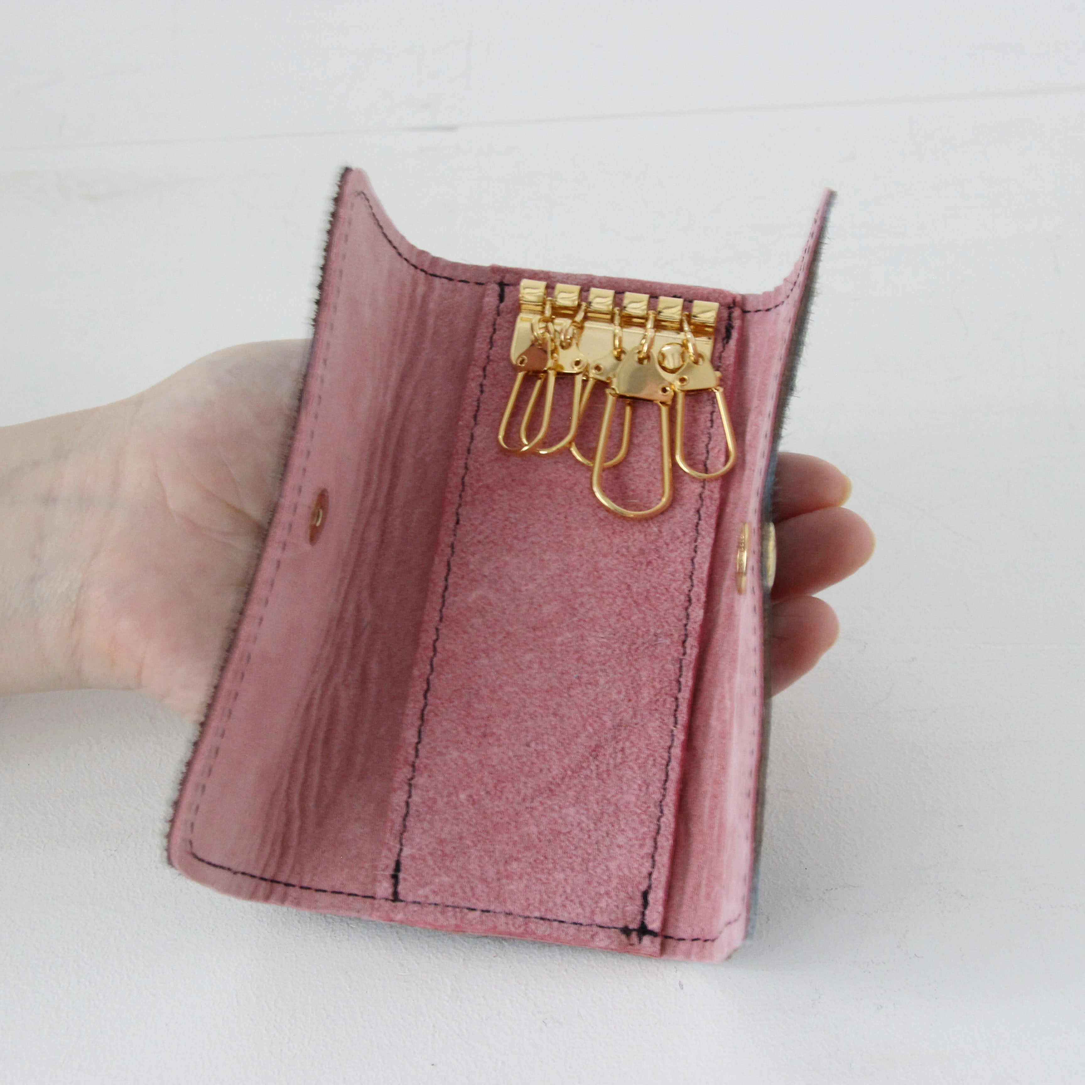 起毛ブラックシルバー / キーケース