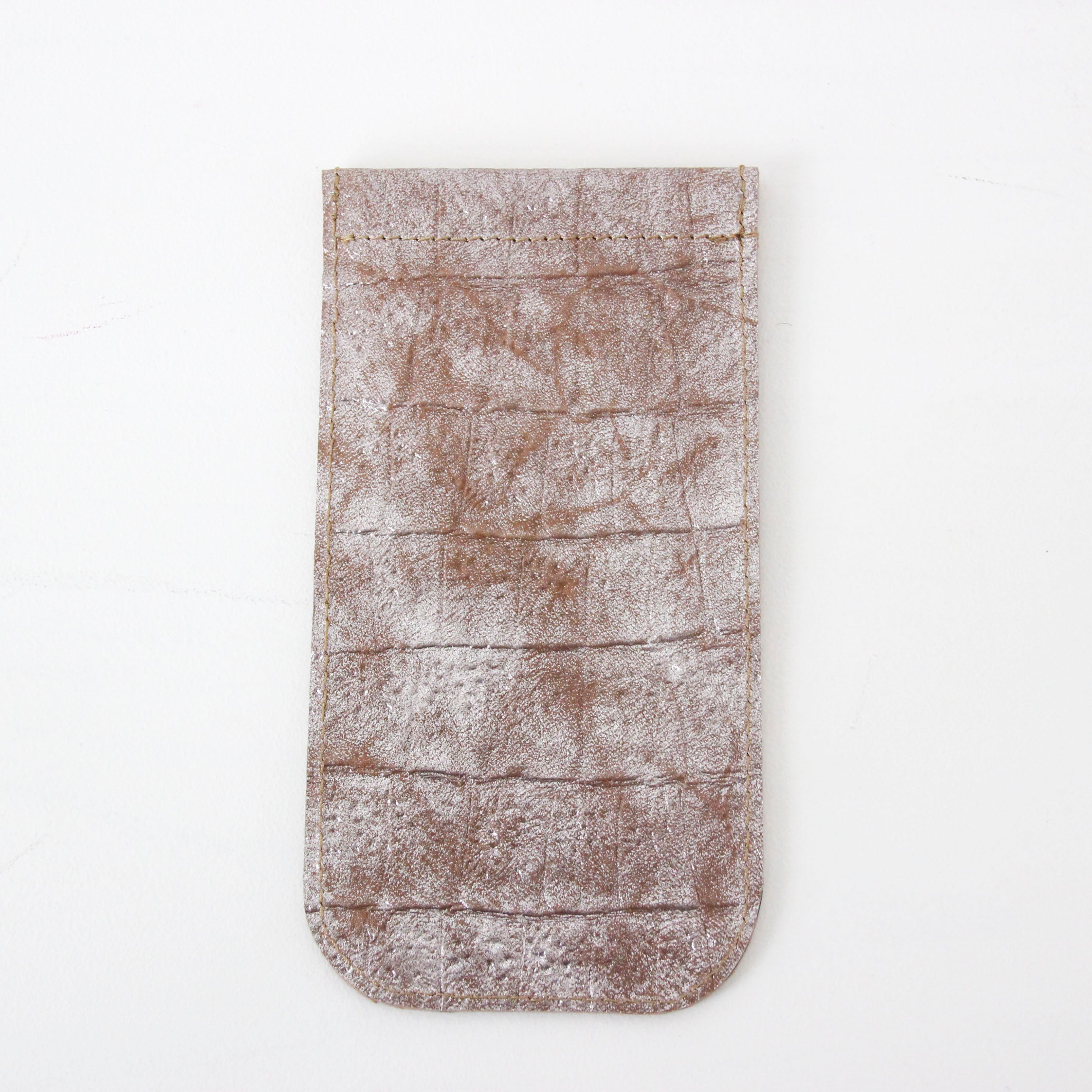 型押しシャイニーブロンズ / めがねケース