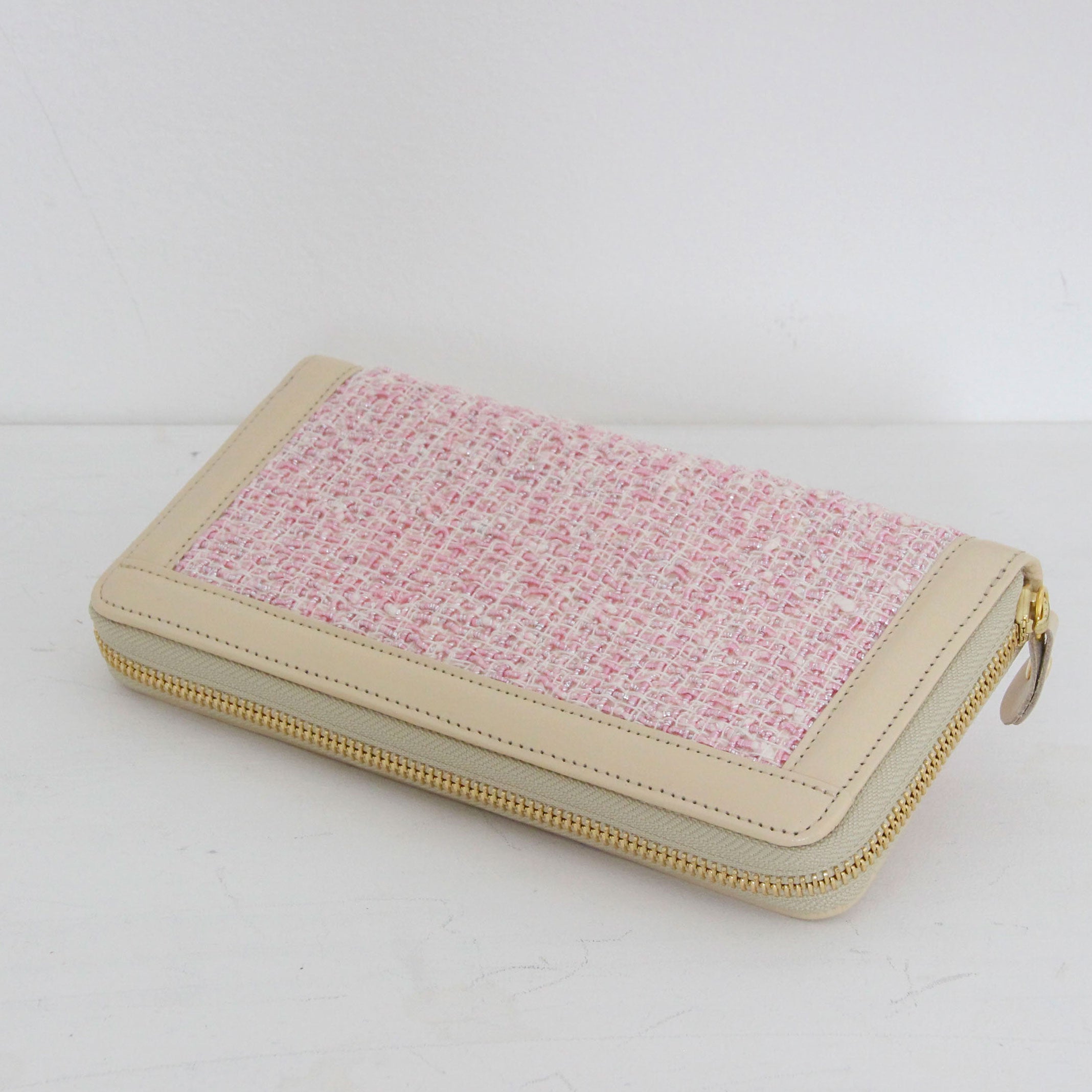 アナズピンクツイード / お財布ベージュ