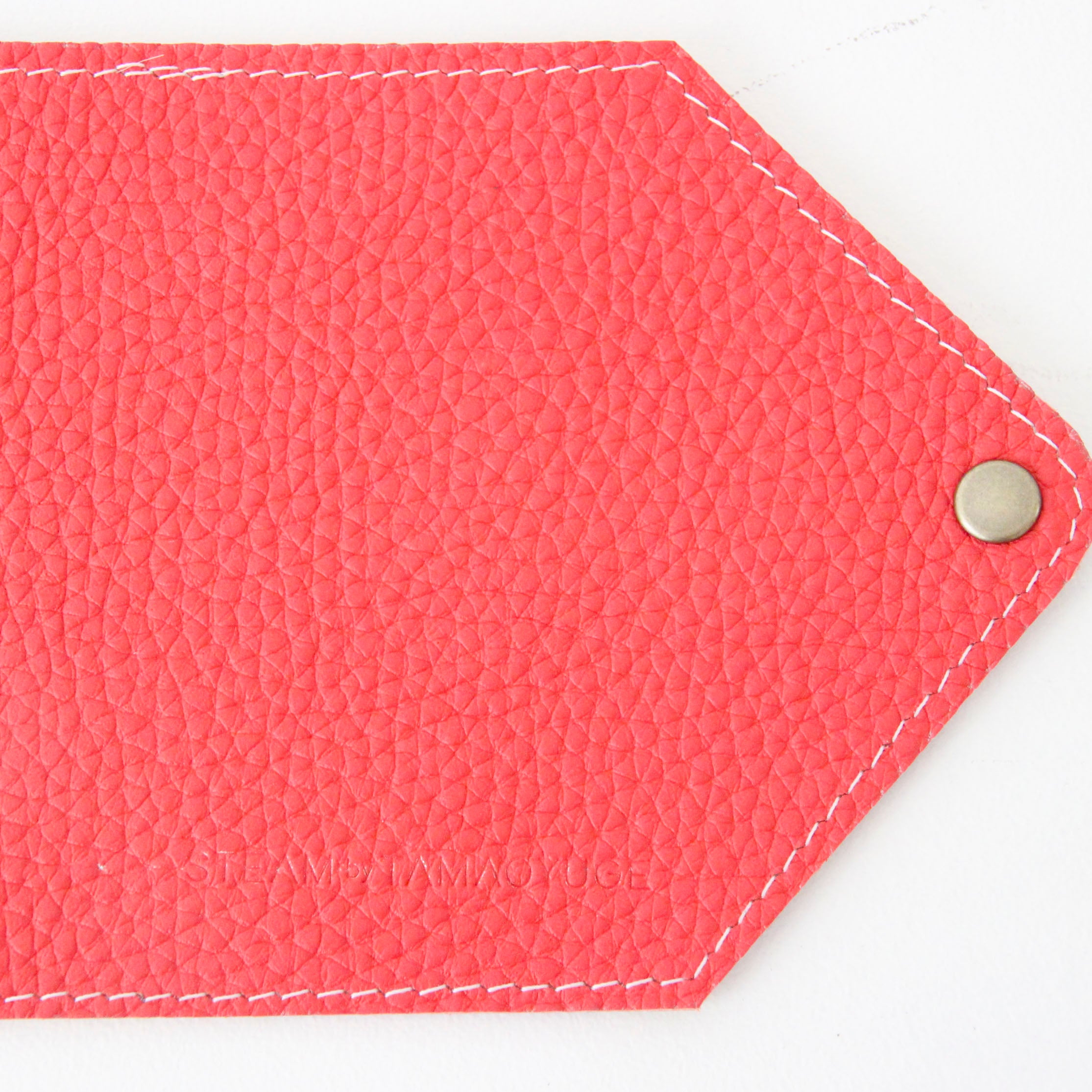 ブラッドオレンジレザー / マスクケース