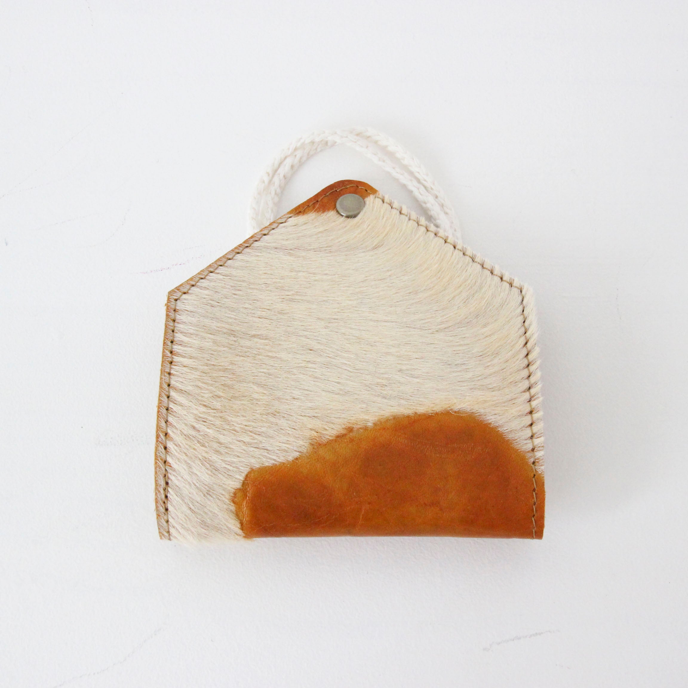 起毛ブラウン×ホワイト / マスクケース