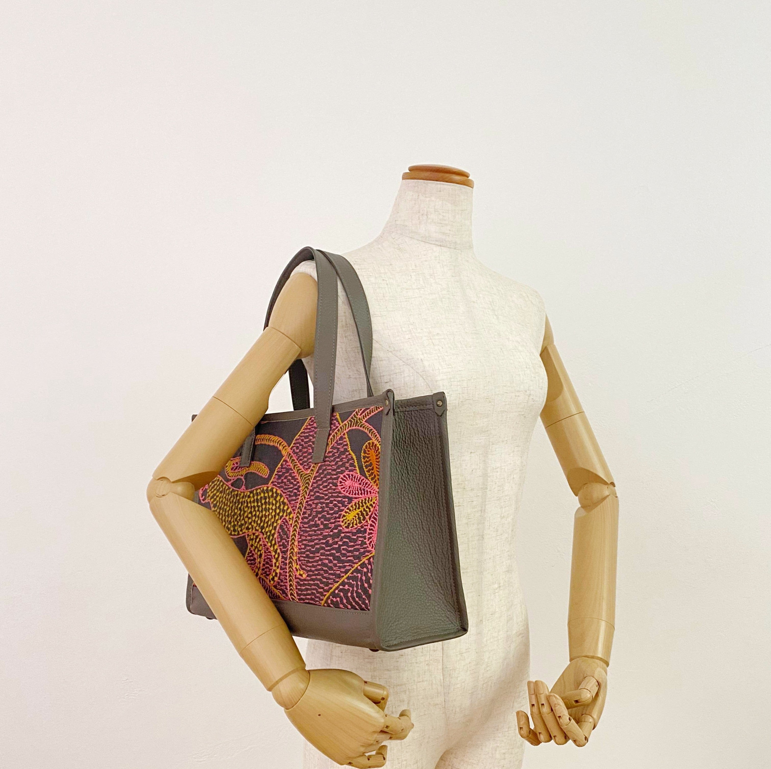 ピンクパンサーL / バーティカルトート ワイドM