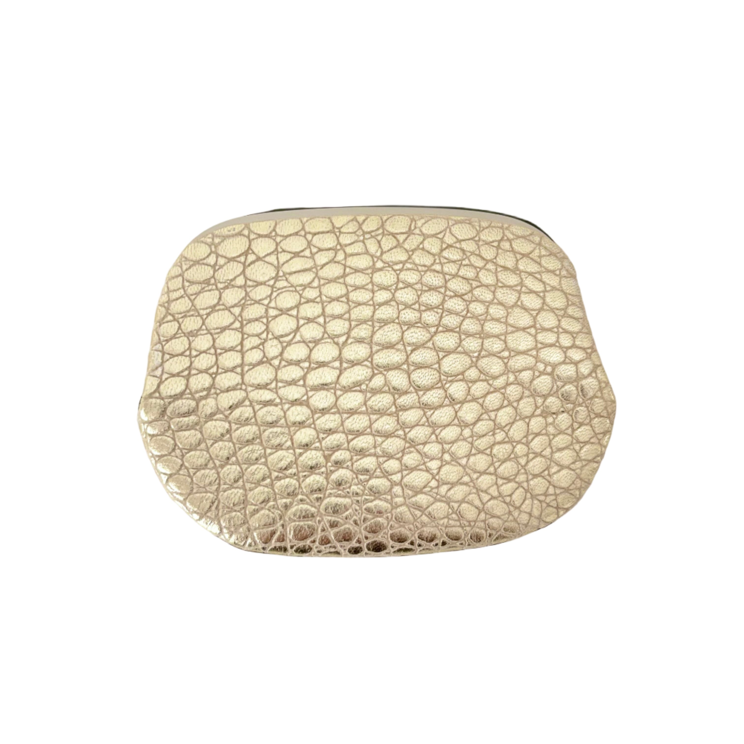 ゴールドクロコ×カーキ/ パックンケースM