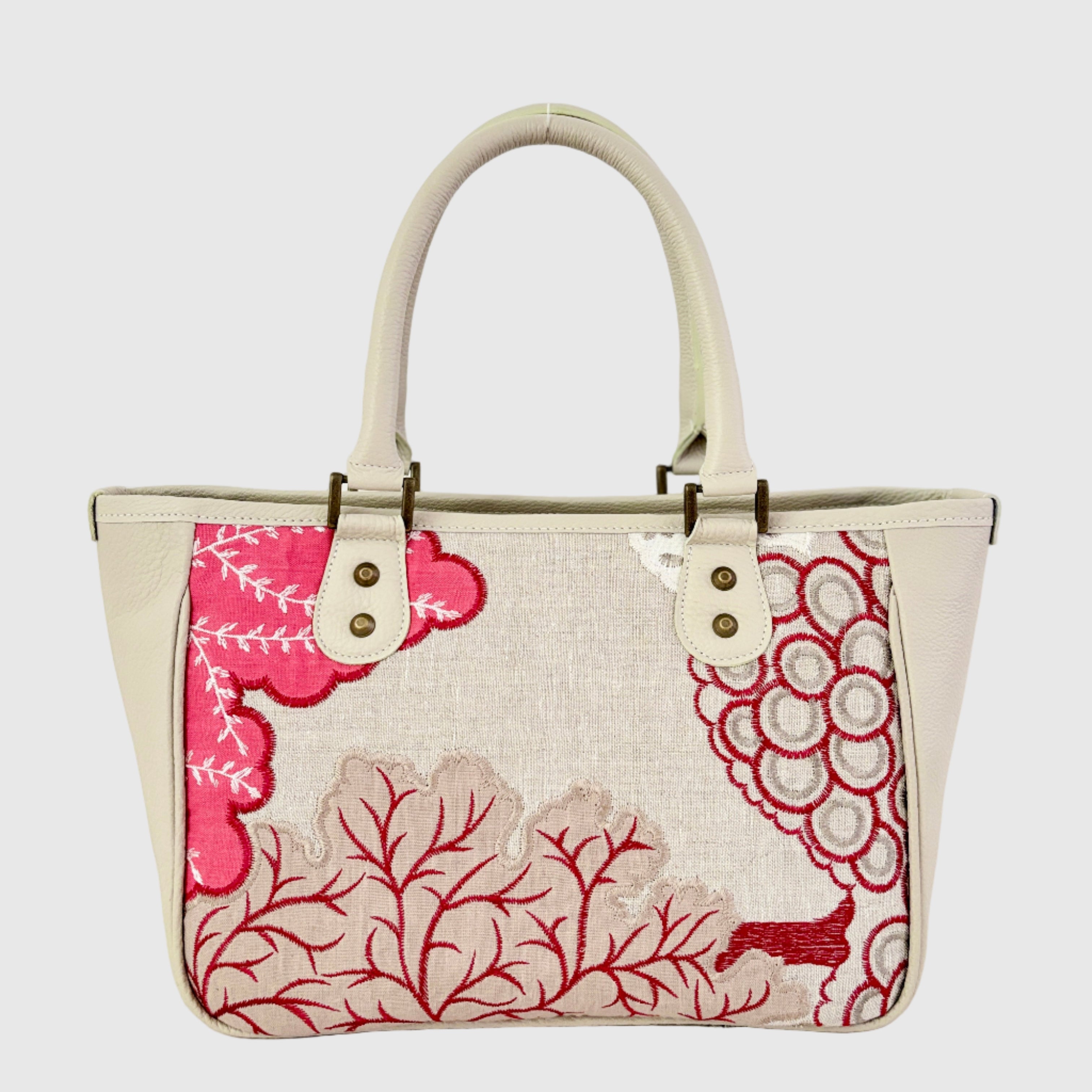 レッドフォレスト×オフホワイトL /  トートバッグS