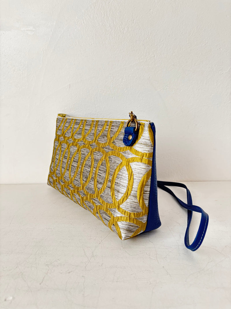 シルバー×イエローループ S / フラットポシェット