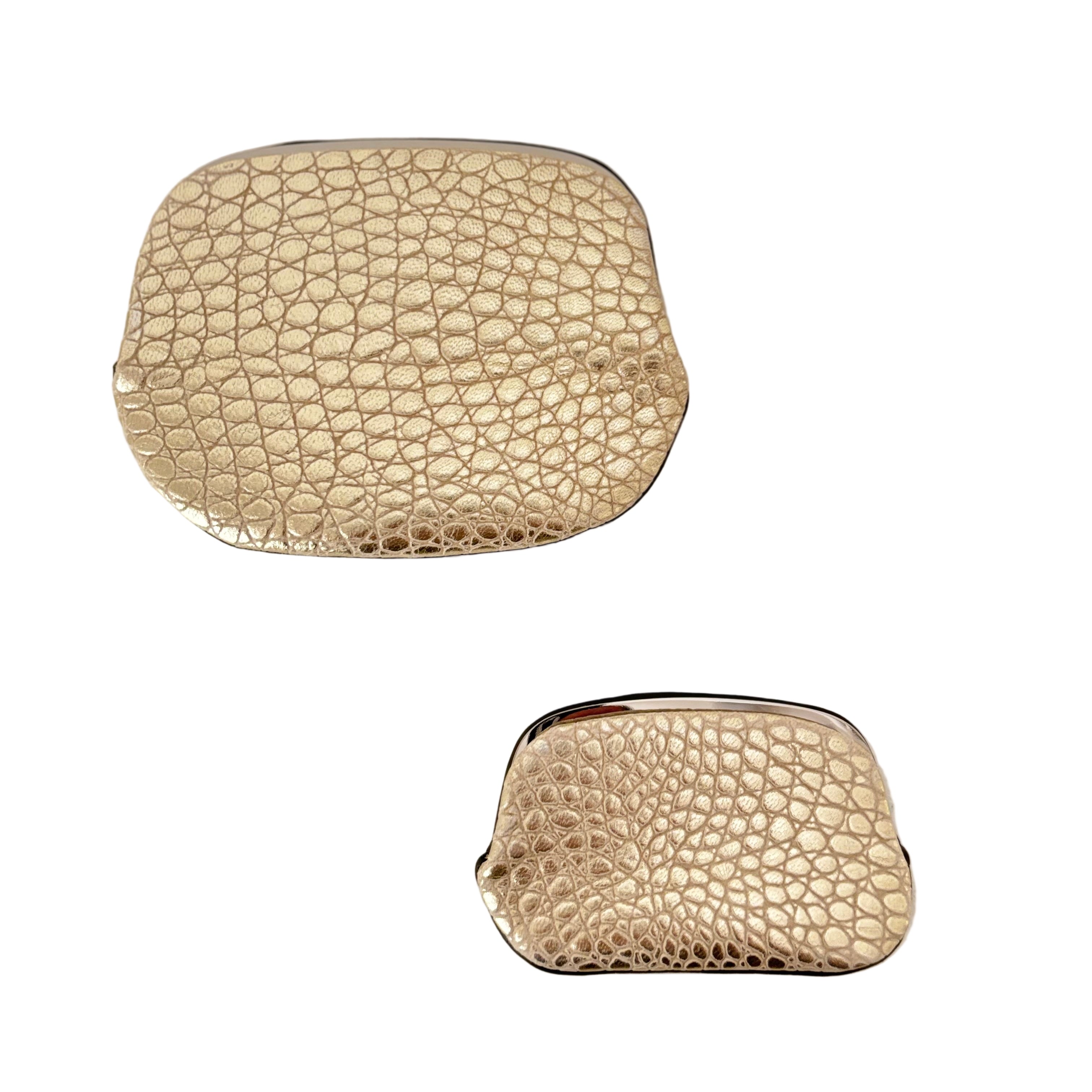 ゴールドクロコ×カーキ / パックンケースS