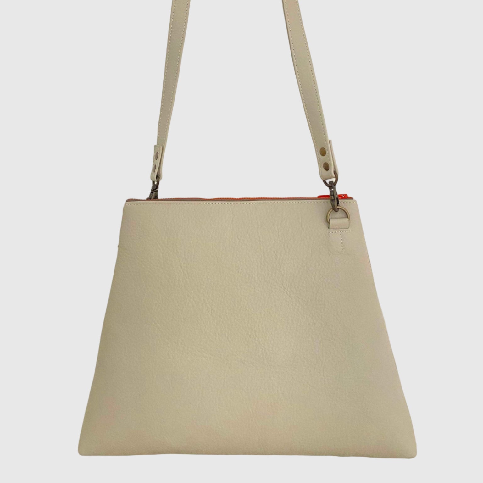 ビッグフラワーウールグレー XL / フラットポシェットM