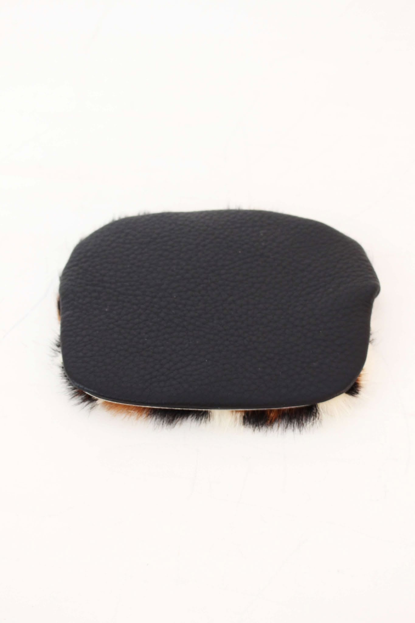 起毛レオパード×ブラック / パックンケースM